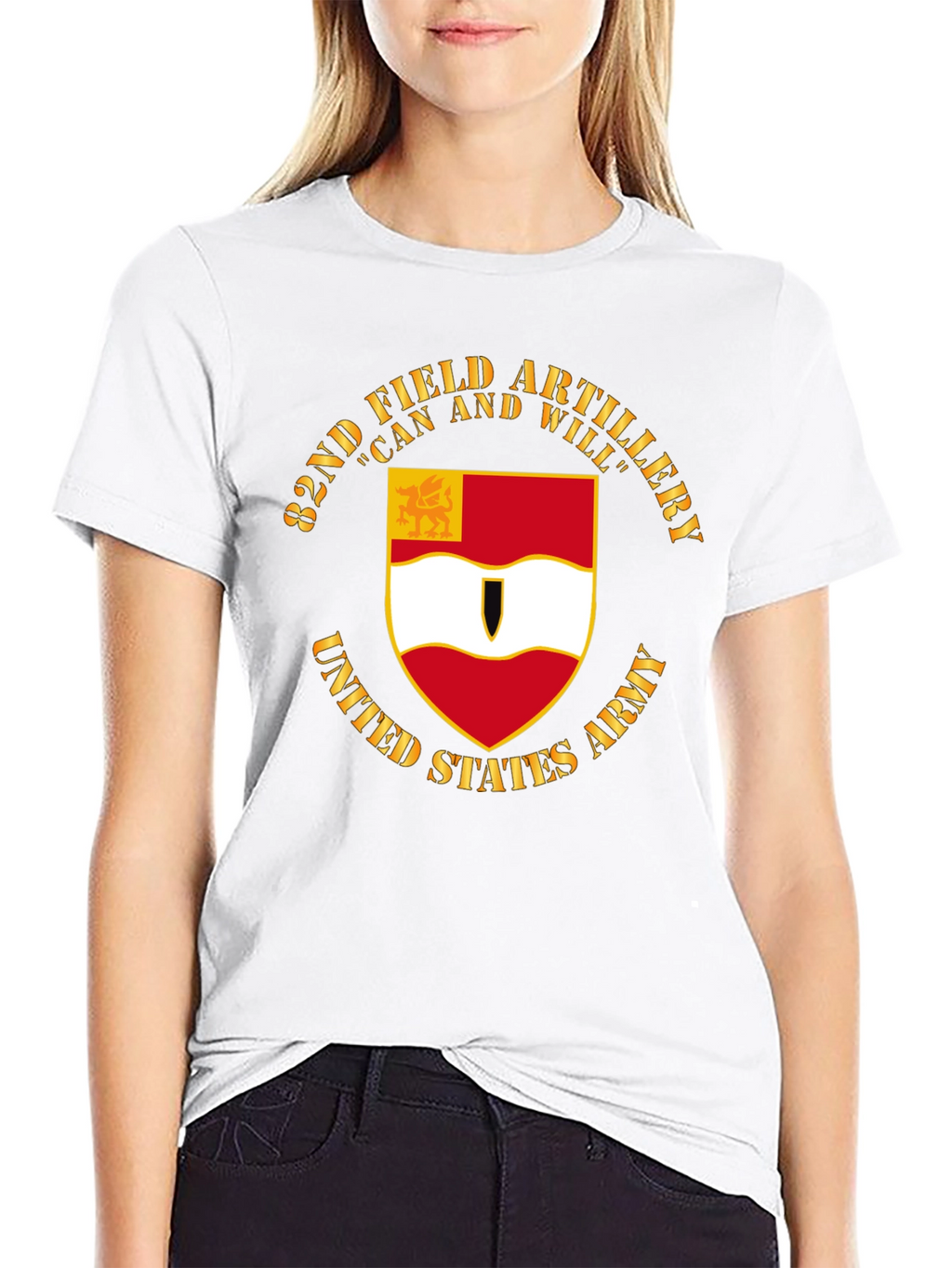 82nd Field Artillery T-Shirt: Can and Will