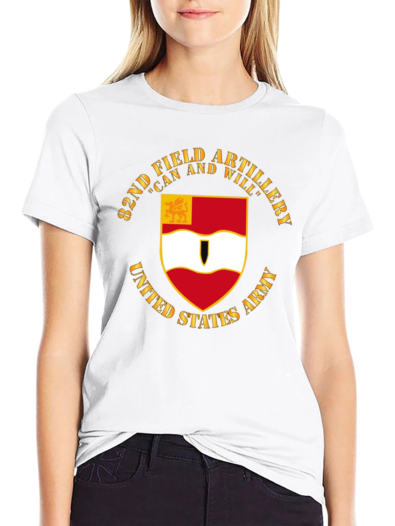 82nd Field Artillery T-Shirt: Can and Will