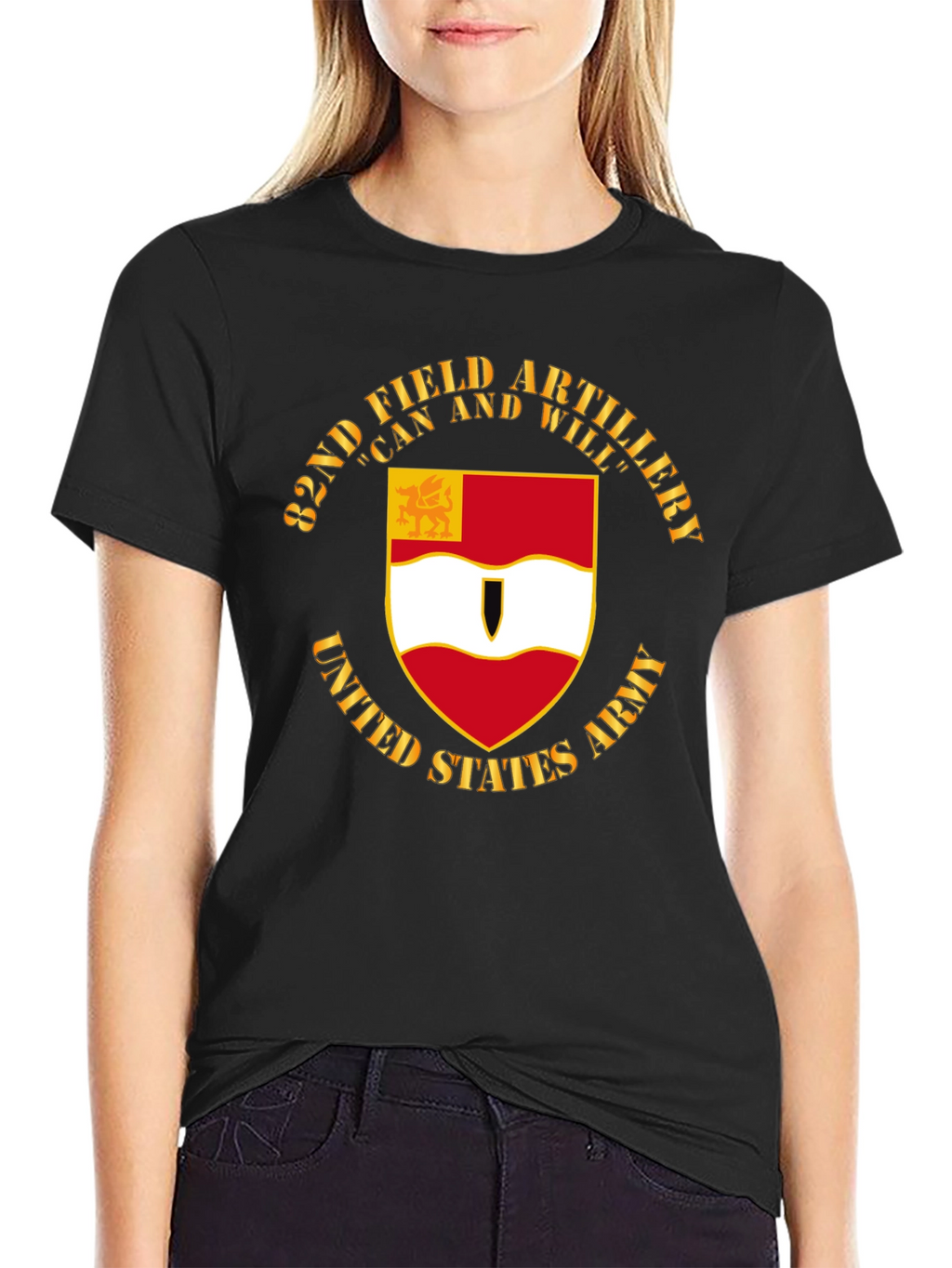 82nd Field Artillery T-Shirt: Can and Will