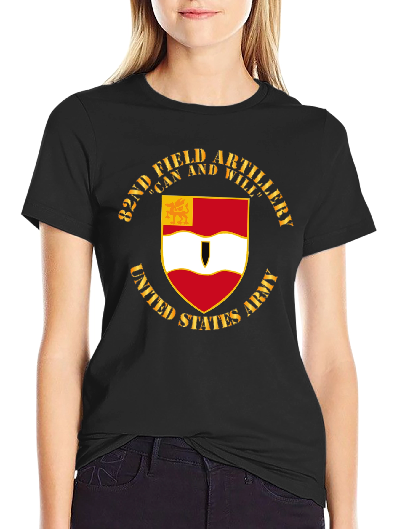 82nd Field Artillery T-Shirt: Can and Will