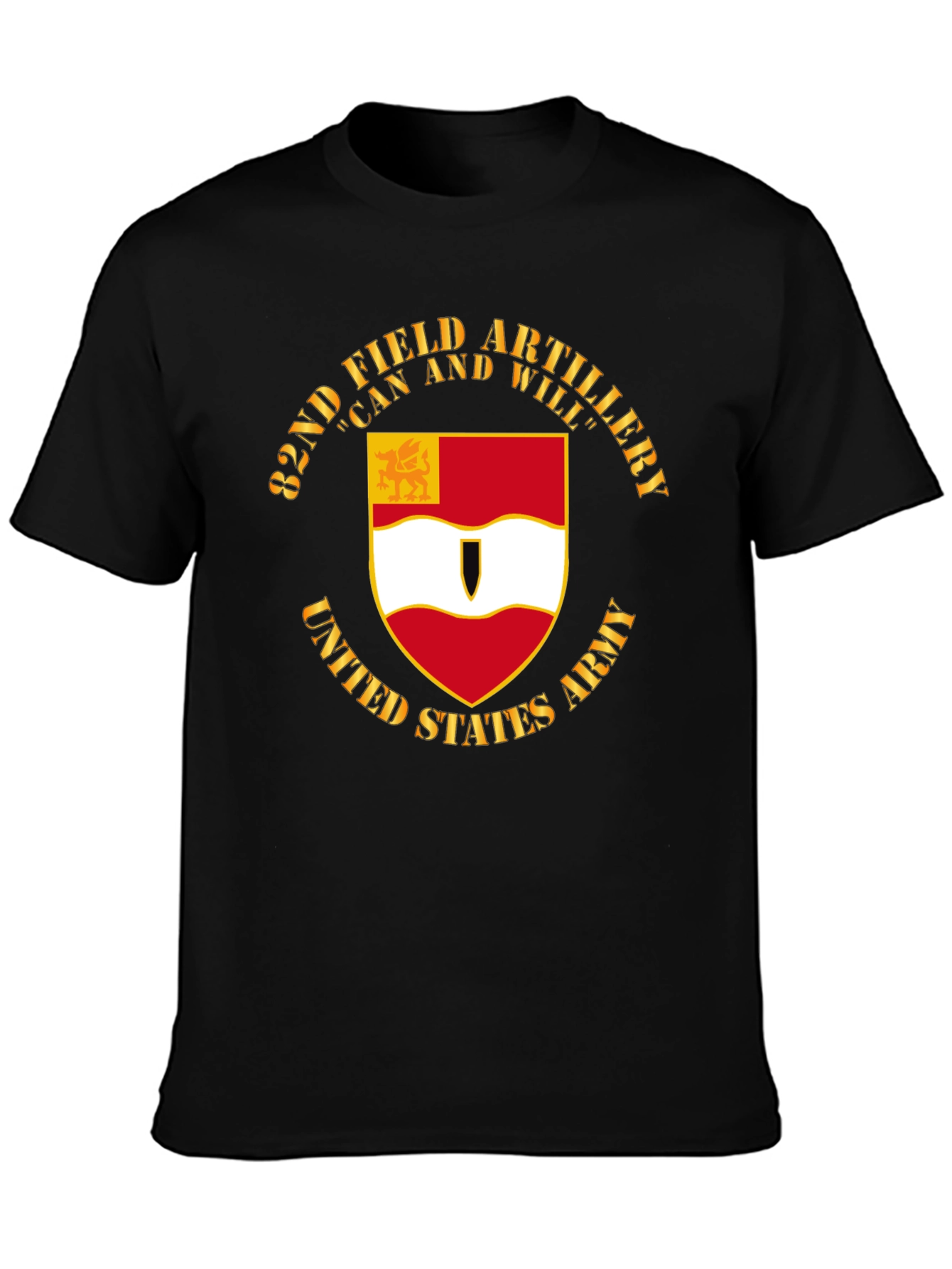 82nd Field Artillery T-Shirt: Can and Will