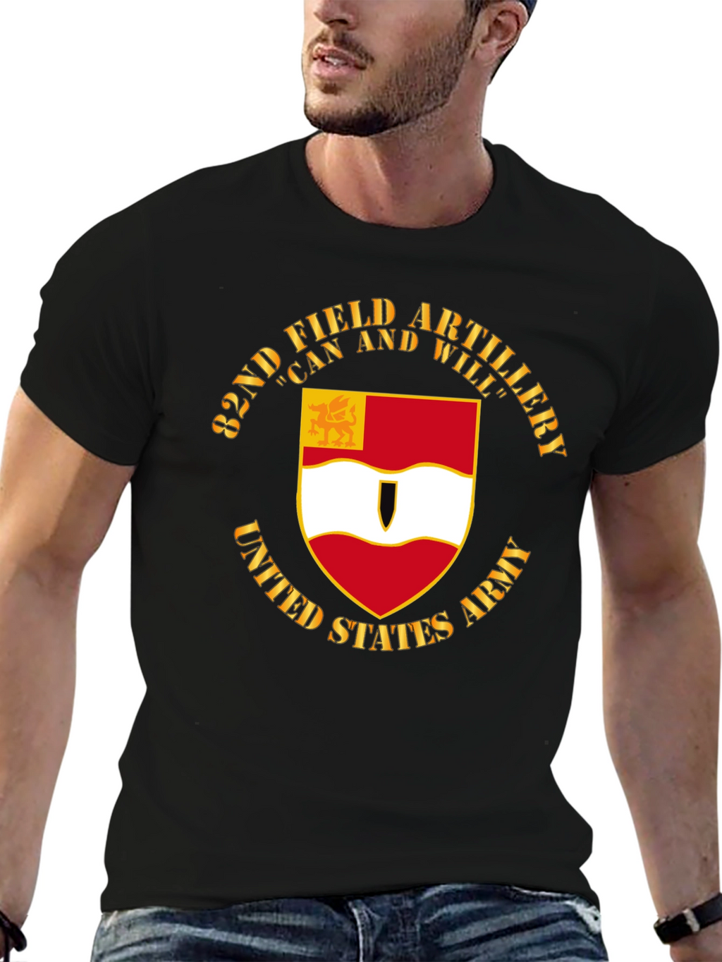 82nd Field Artillery T-Shirt: Can and Will