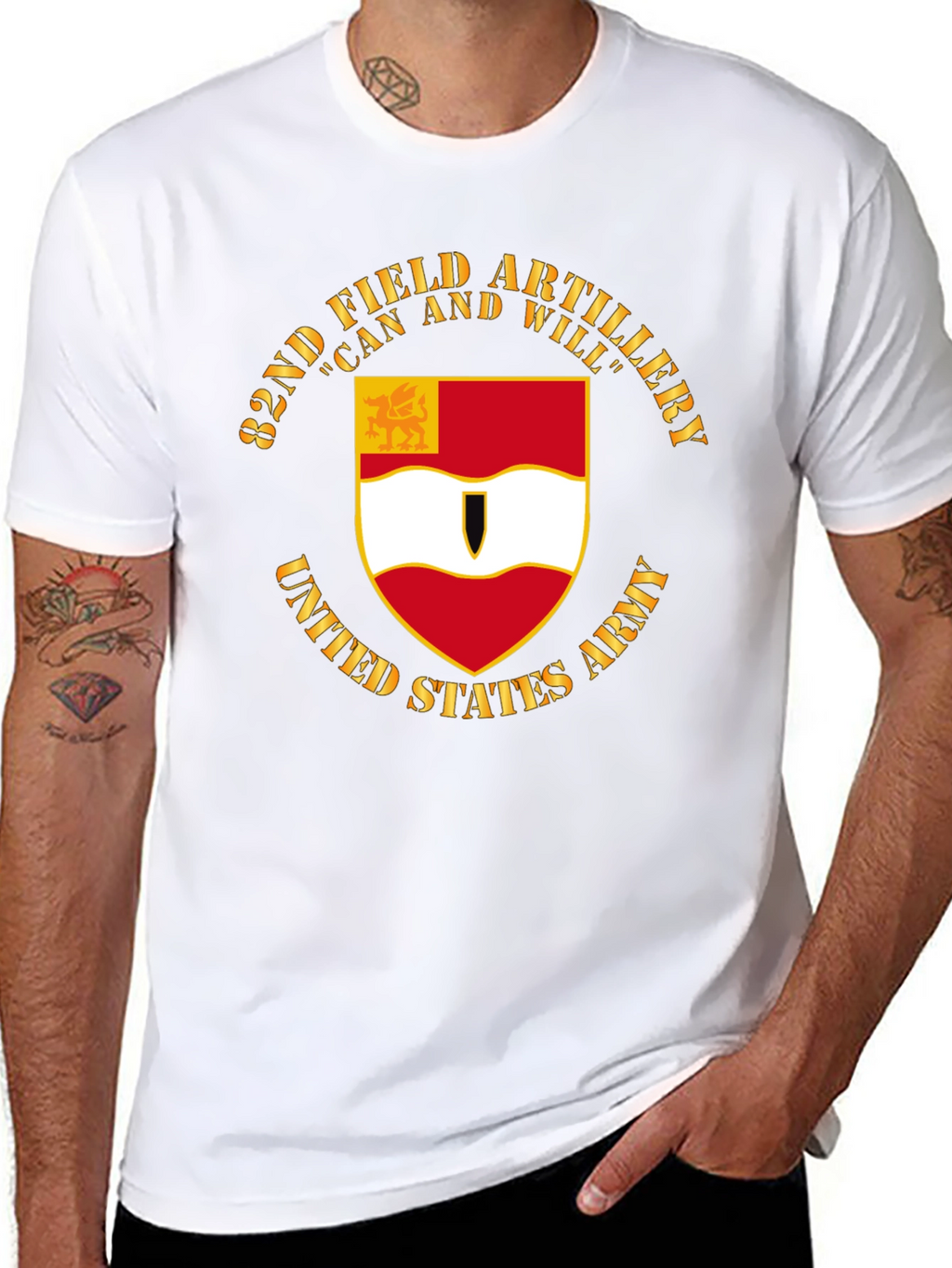 82nd Field Artillery T-Shirt: Can and Will