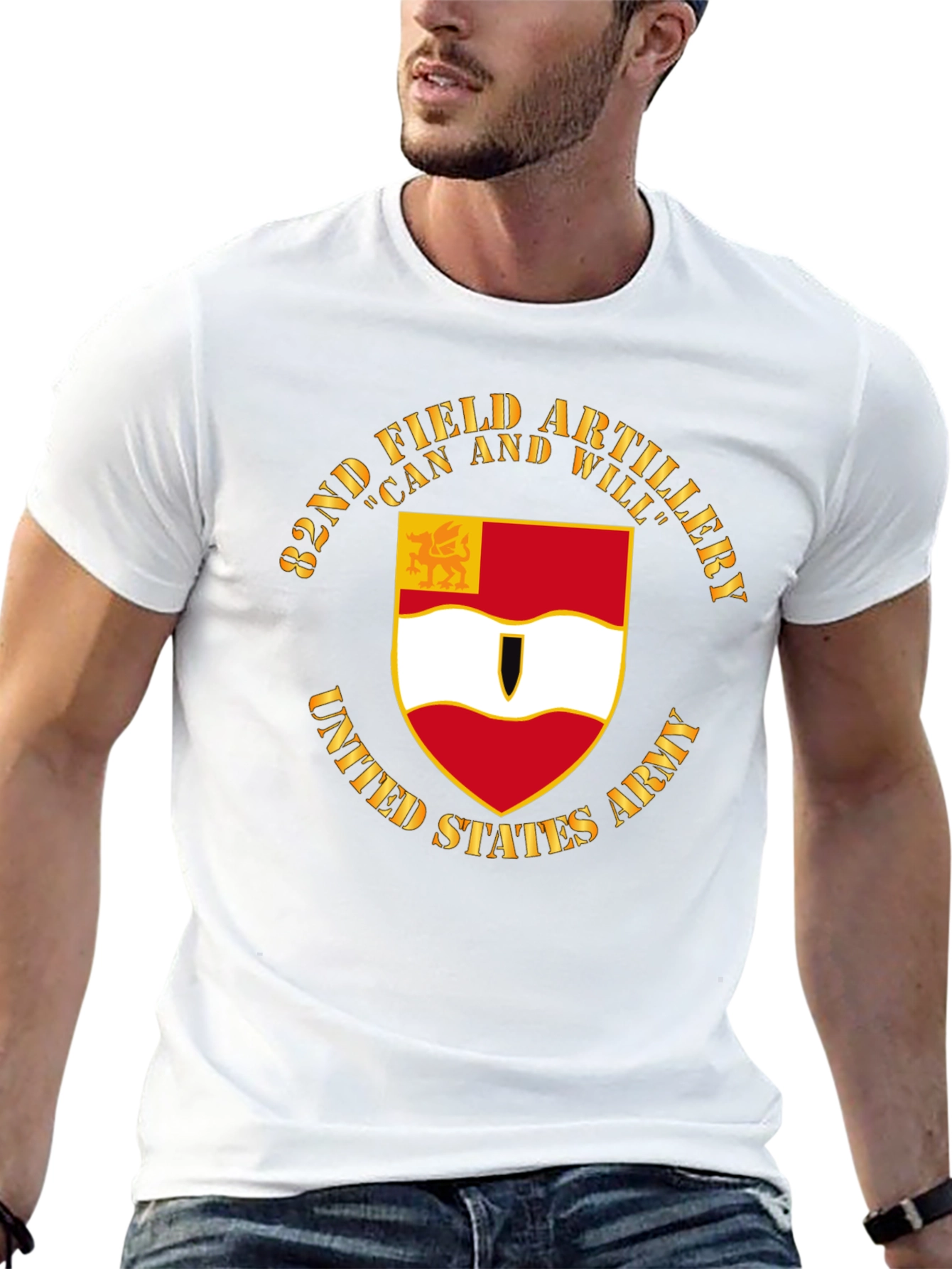 82nd Field Artillery T-Shirt: Can and Will