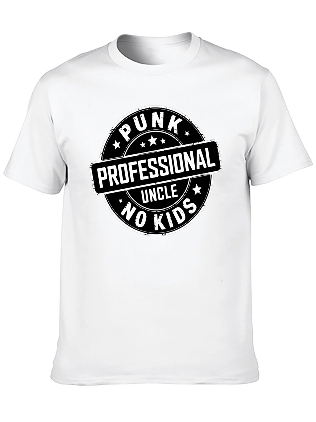 Punk Professional Uncle No Kids Graphic Tee