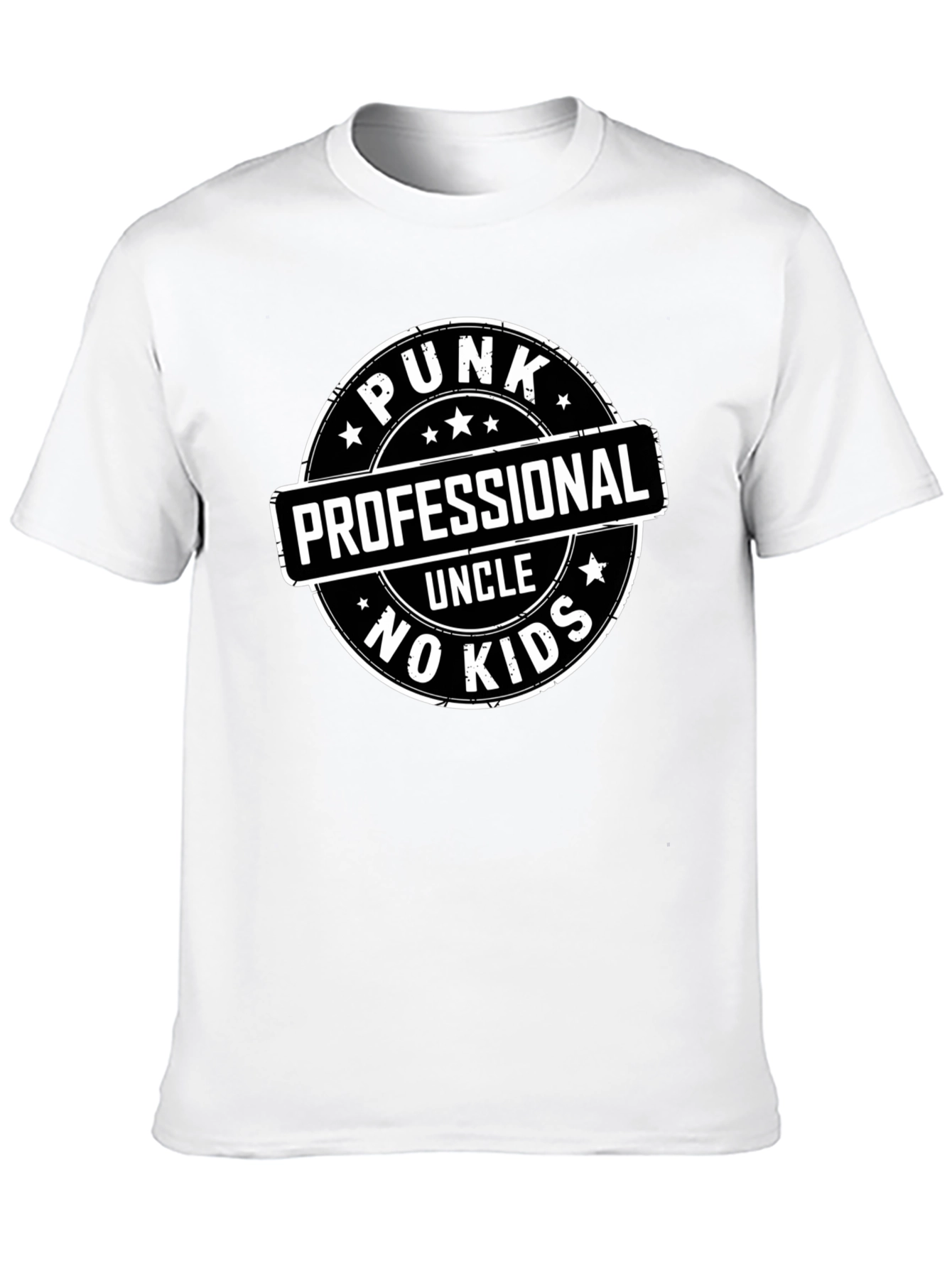 Punk Professional Uncle No Kids Graphic Tee