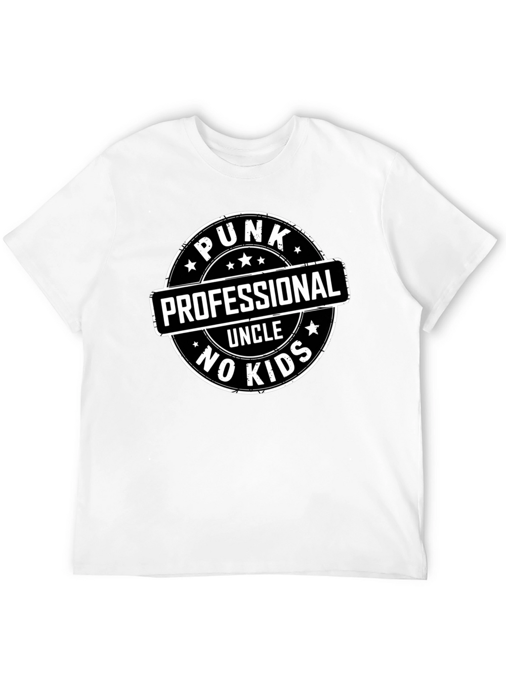Punk Professional Uncle No Kids Graphic Tee