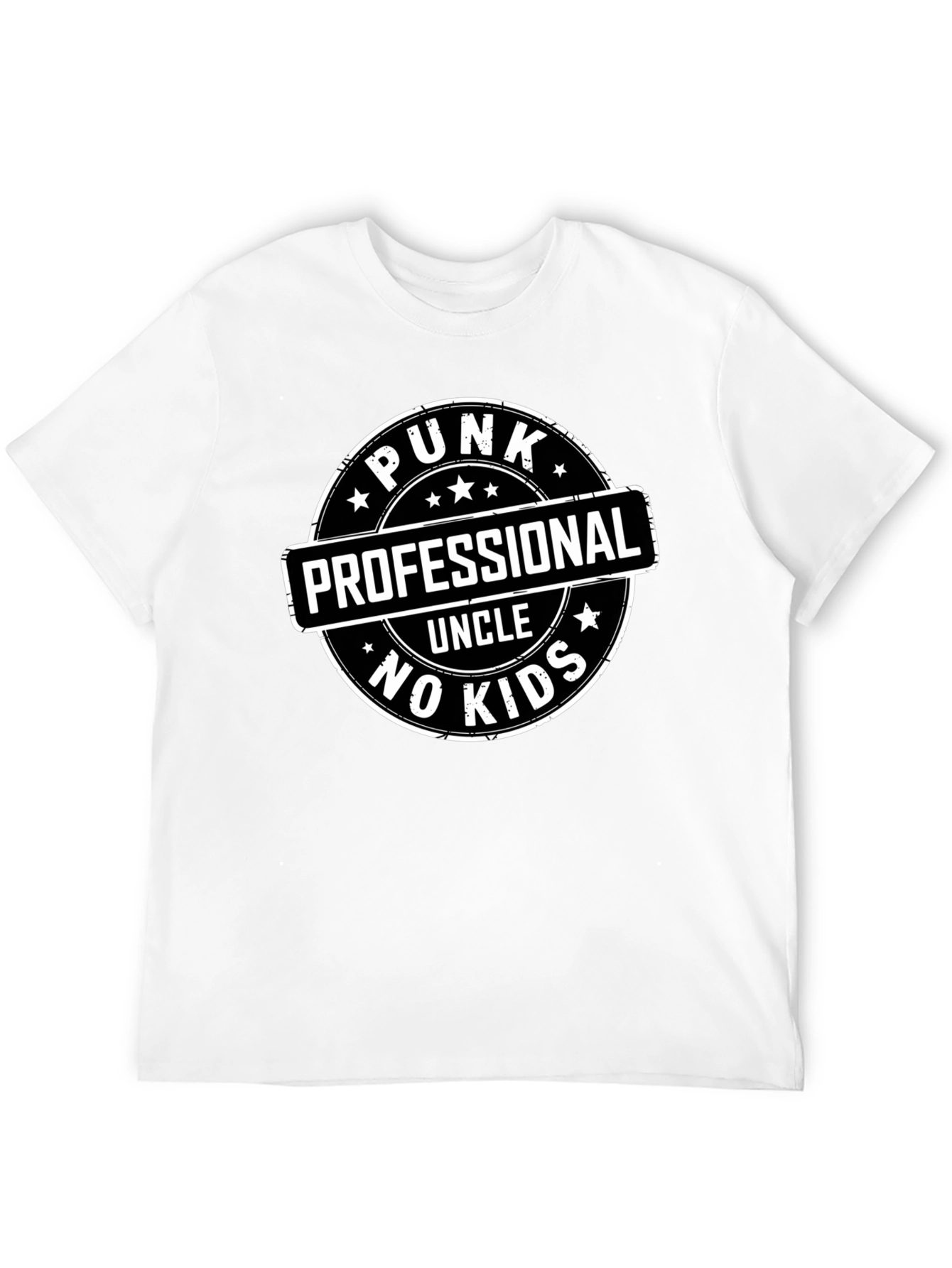 Punk Professional Uncle No Kids Graphic Tee