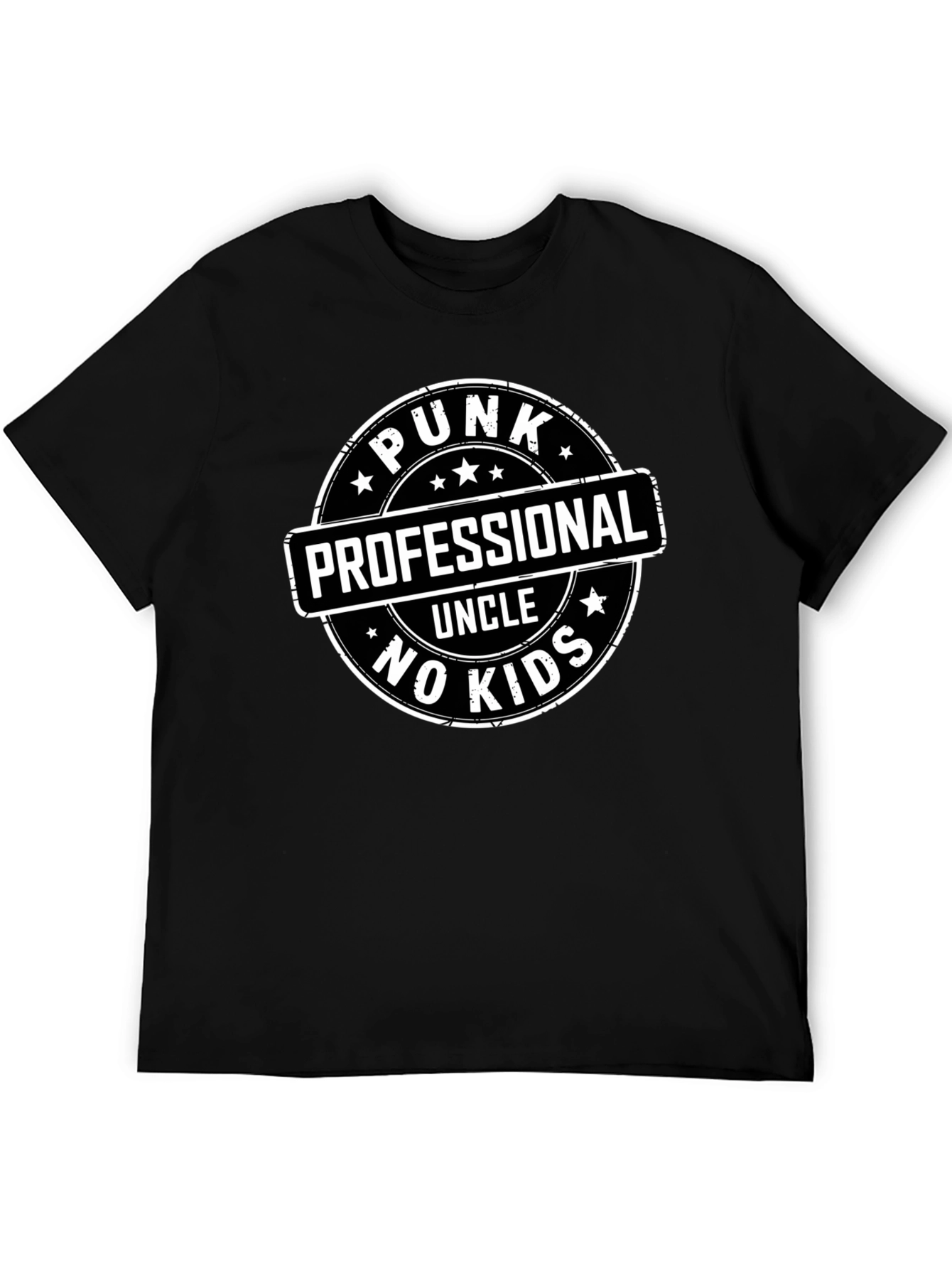 Punk Professional Uncle No Kids Graphic Tee