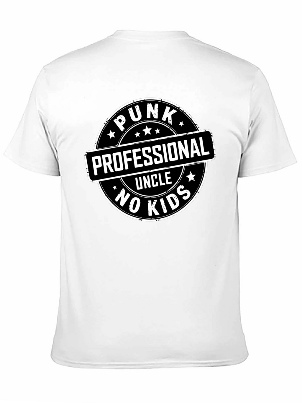 Punk Professional Uncle No Kids Graphic Tee