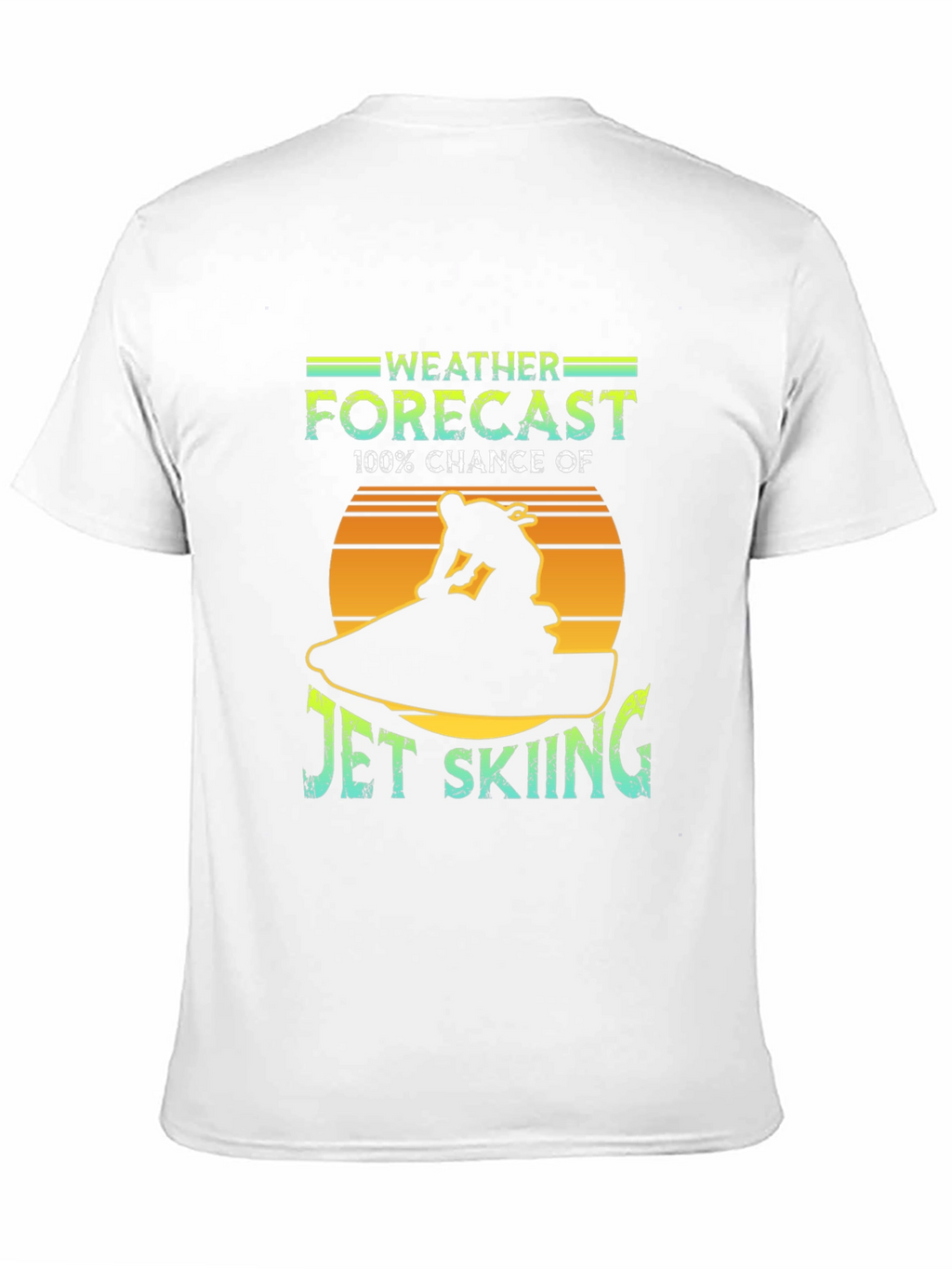 Jet Skiing Weather Forecast Graphic Tee