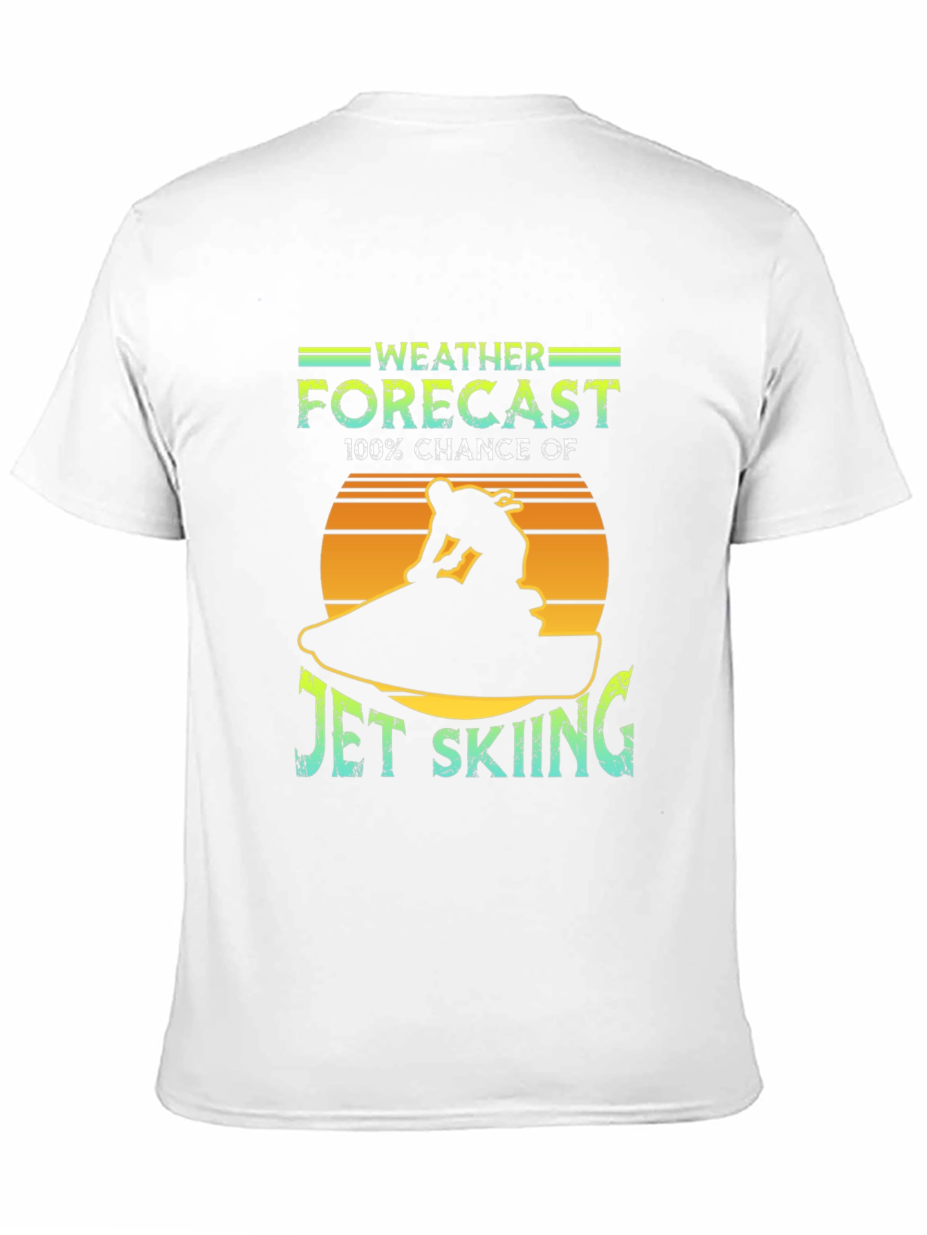 Jet Skiing Weather Forecast Graphic Tee