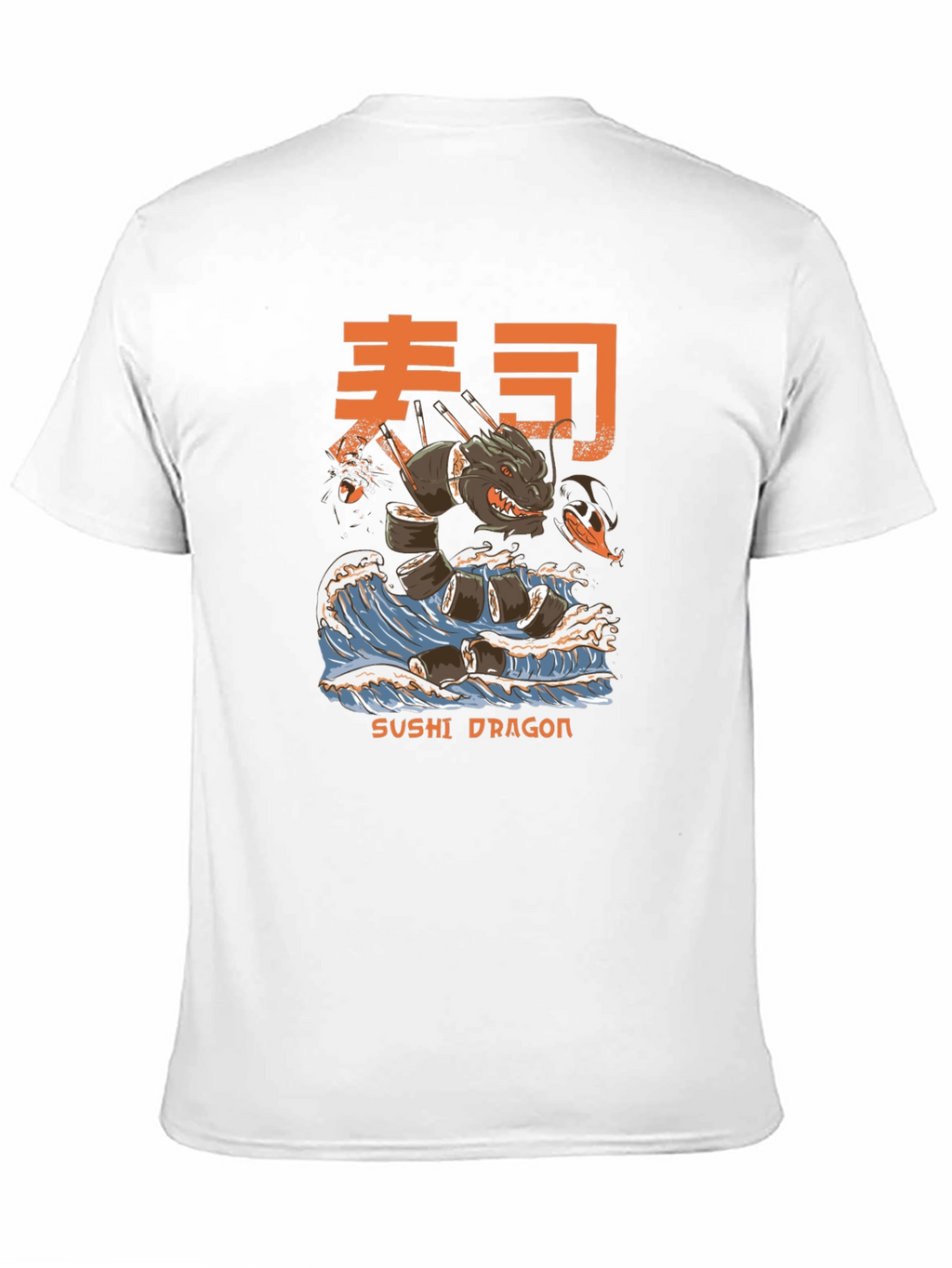 Sushi Dragon Graphic Tee - Unique Design