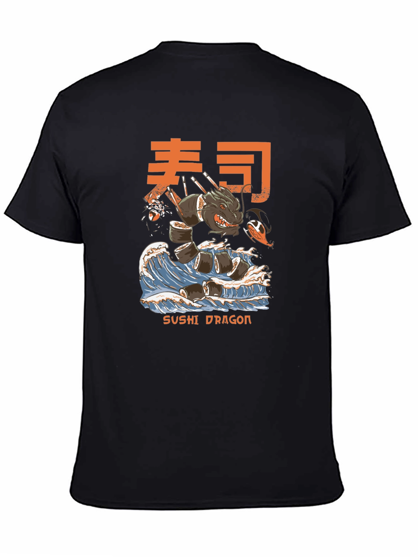Sushi Dragon Graphic Tee - Unique Design