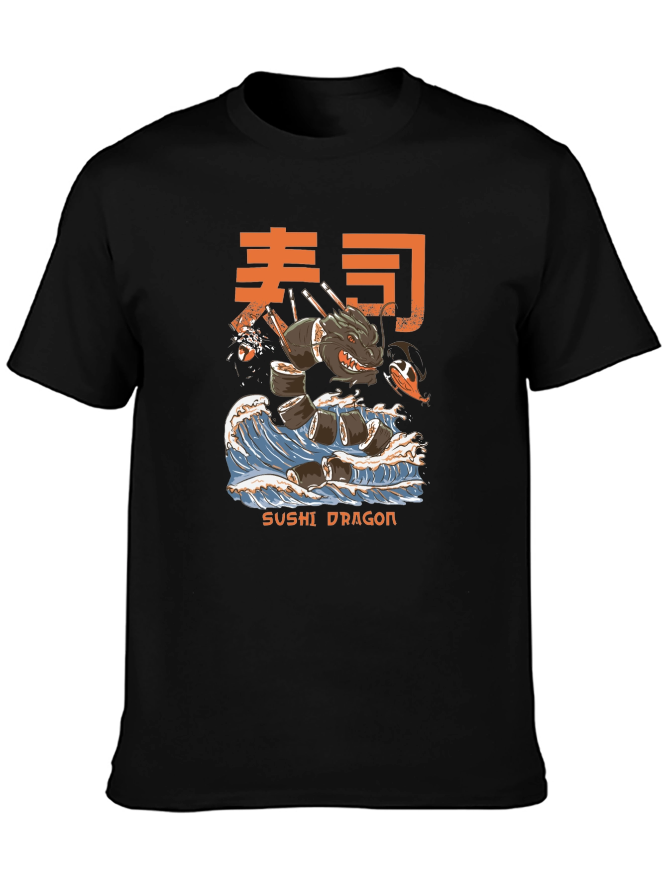 Sushi Dragon Graphic Tee - Unique Design
