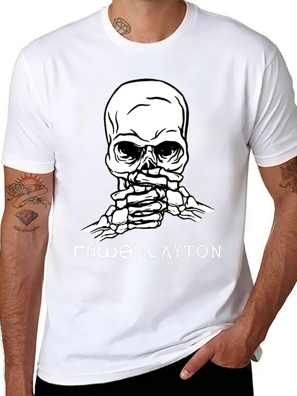 Skull & Bones Graphic Tee - Know Thyself T-Shirt