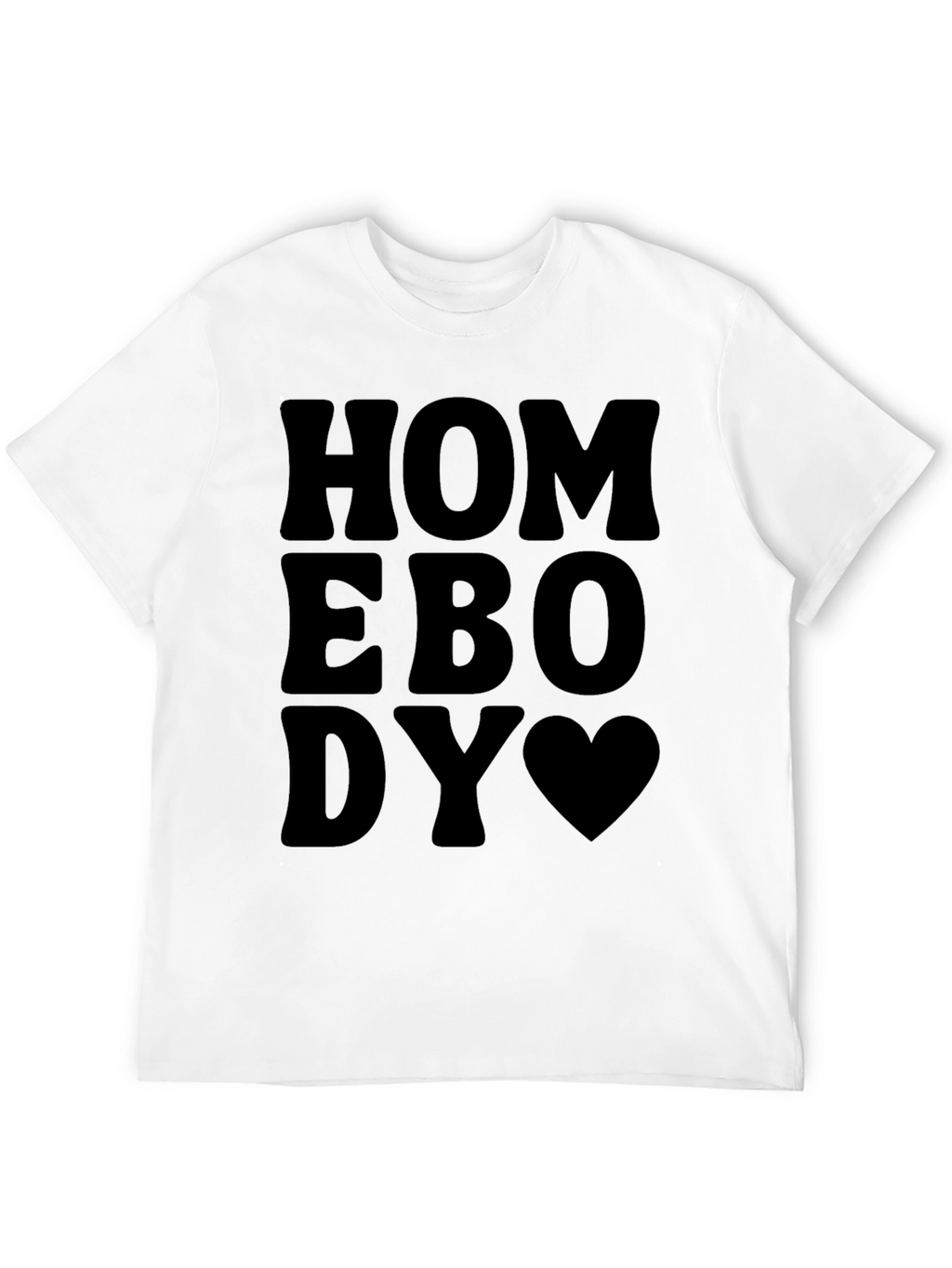 Homebody Heart Graphic Tee - Casual Comfort