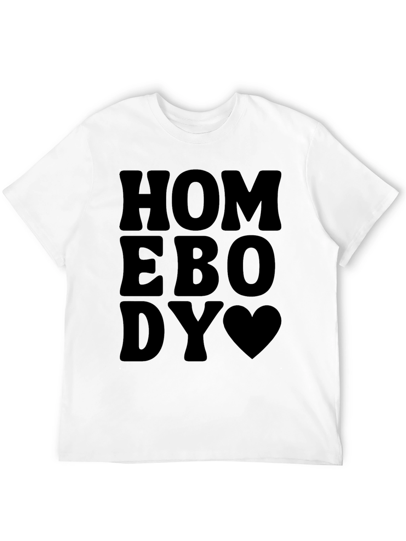 Homebody Heart Graphic Tee - Casual Comfort