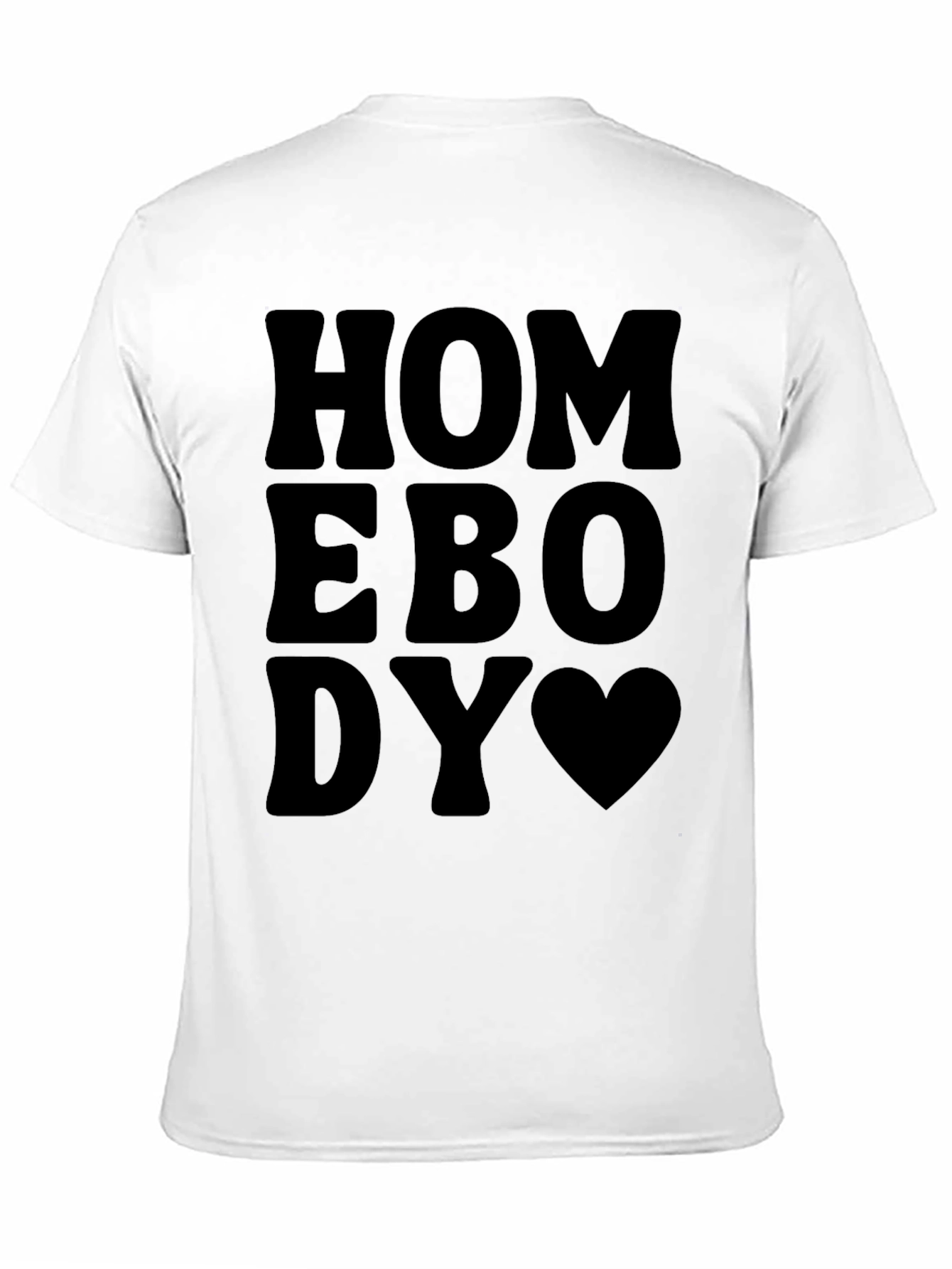 Homebody Heart Graphic Tee - Casual Comfort