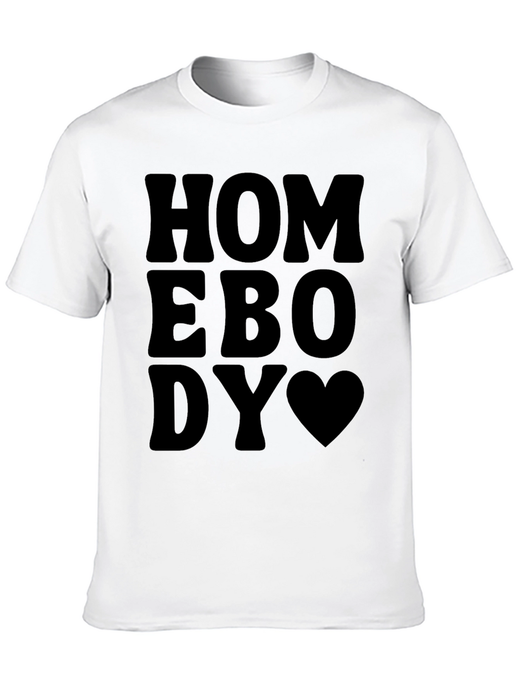 Homebody Heart Graphic Tee - Casual Comfort