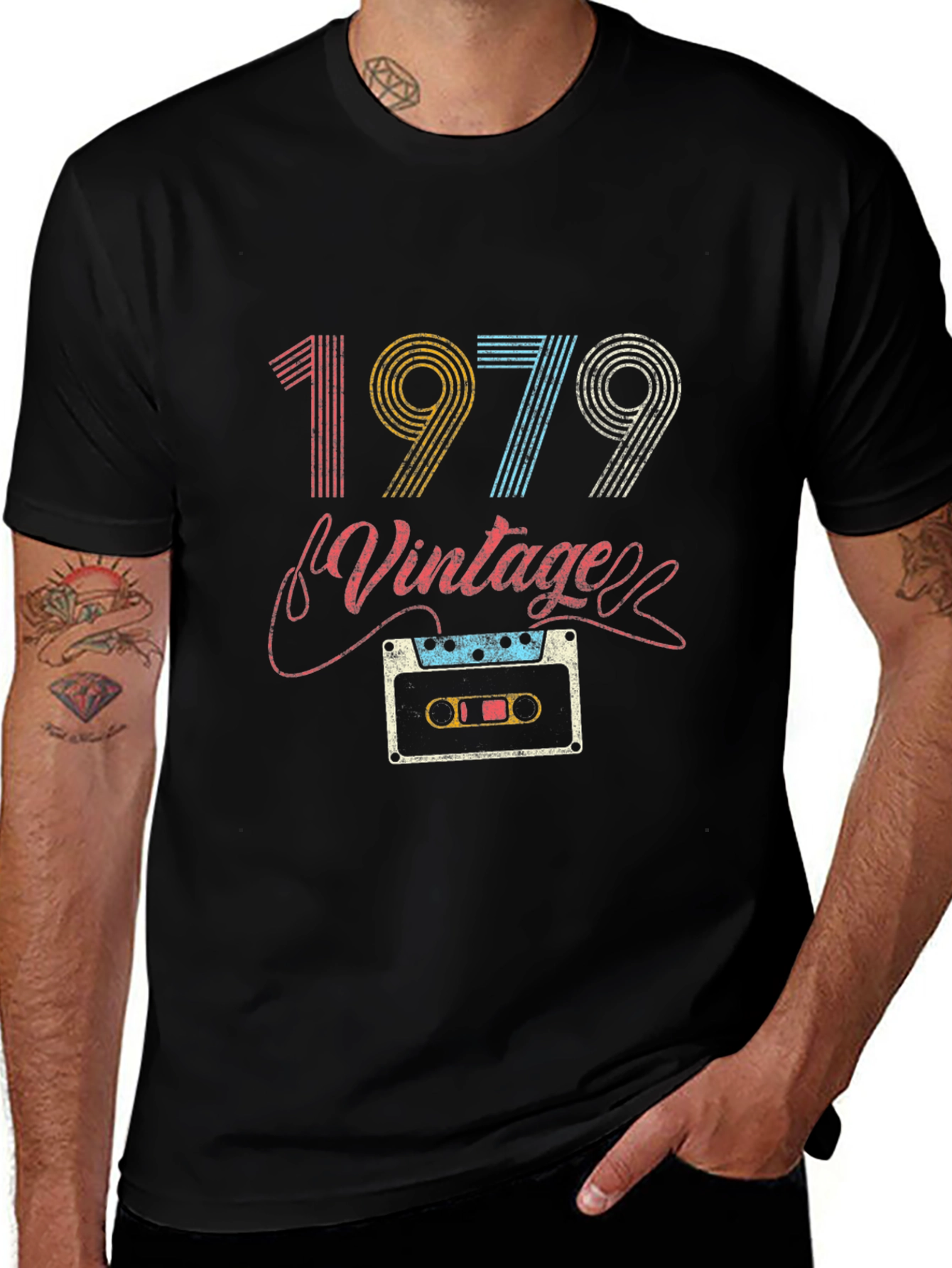 Vintage 1979 Cassette Tape Graphic Tee