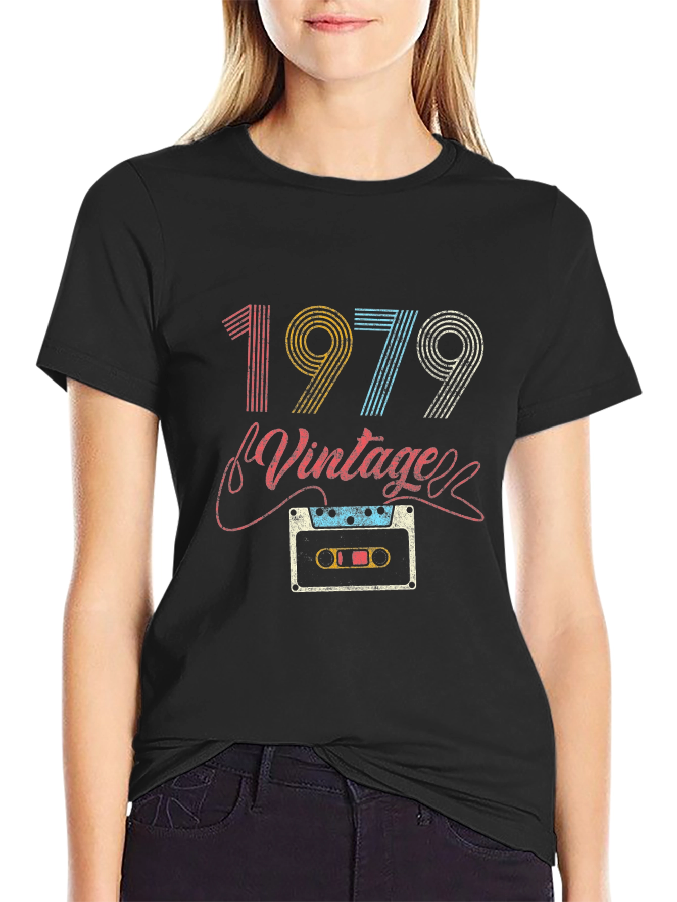 Vintage 1979 Cassette Tape Graphic Tee