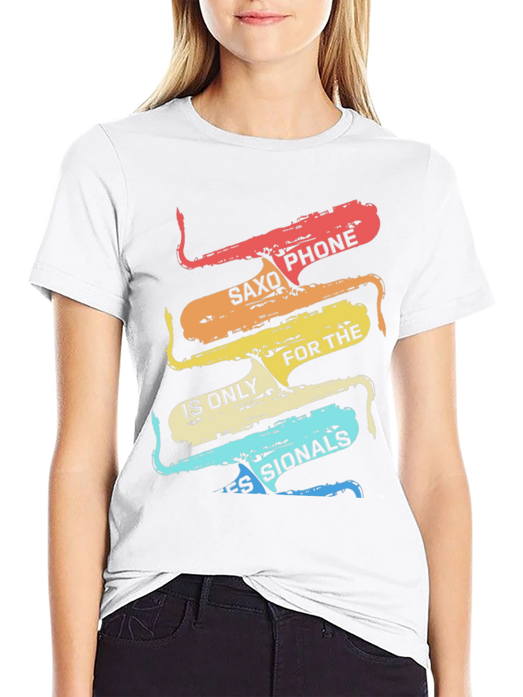 Saxophone Signals Graphic Tee