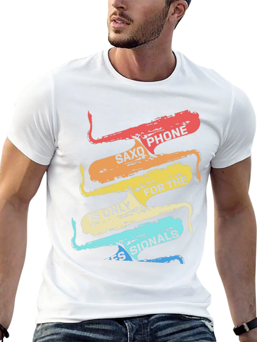Saxophone Signals Graphic Tee