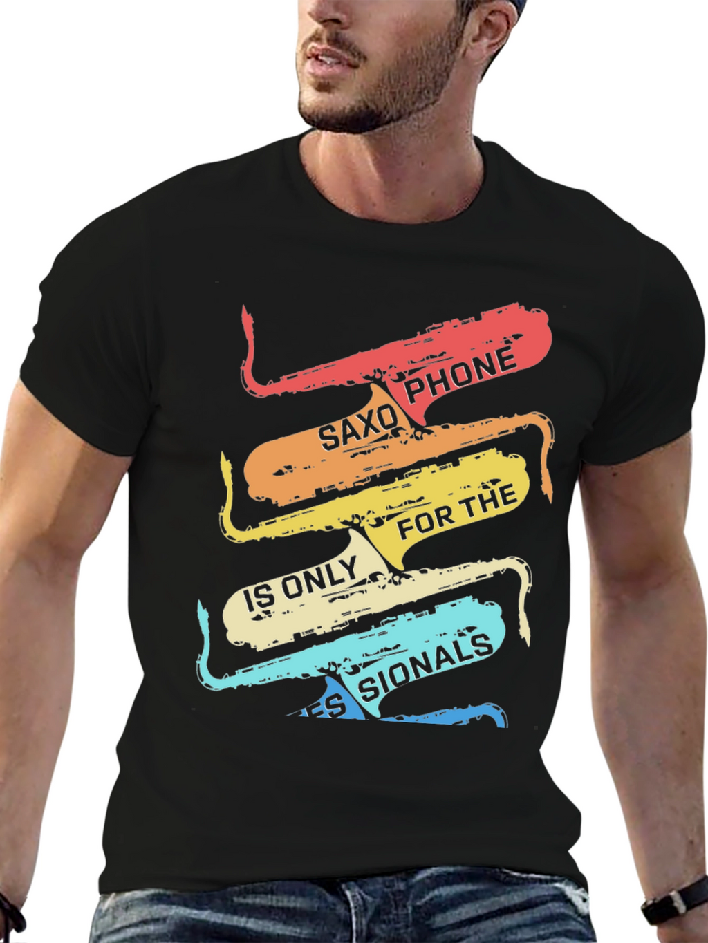 Saxophone Signals Graphic Tee