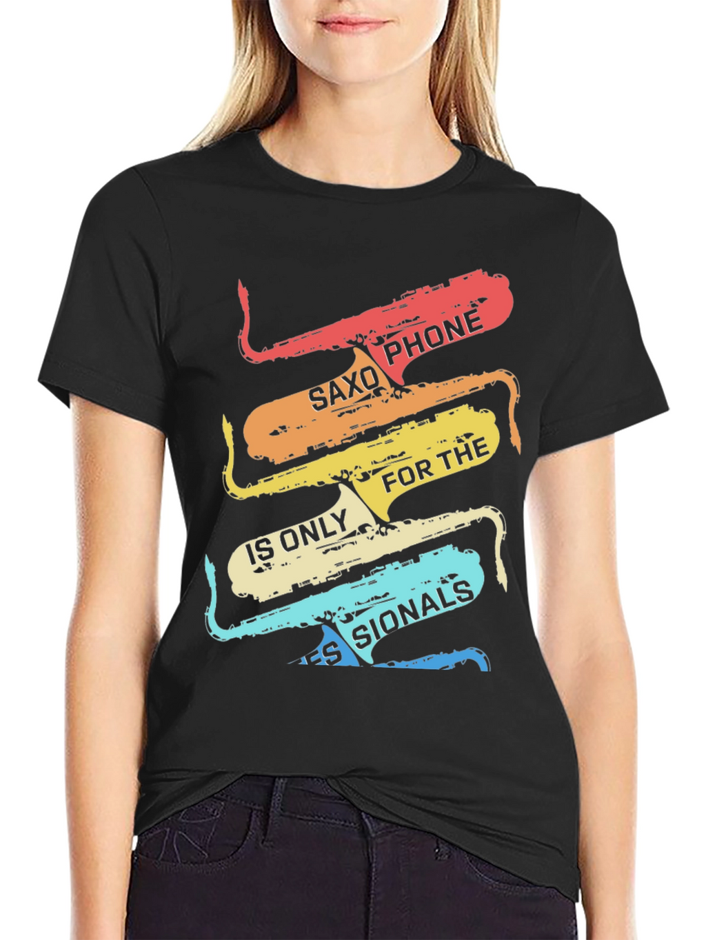 Saxophone Signals Graphic Tee