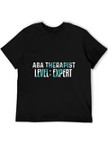ABA Therapist Expert Level Black T-Shirt