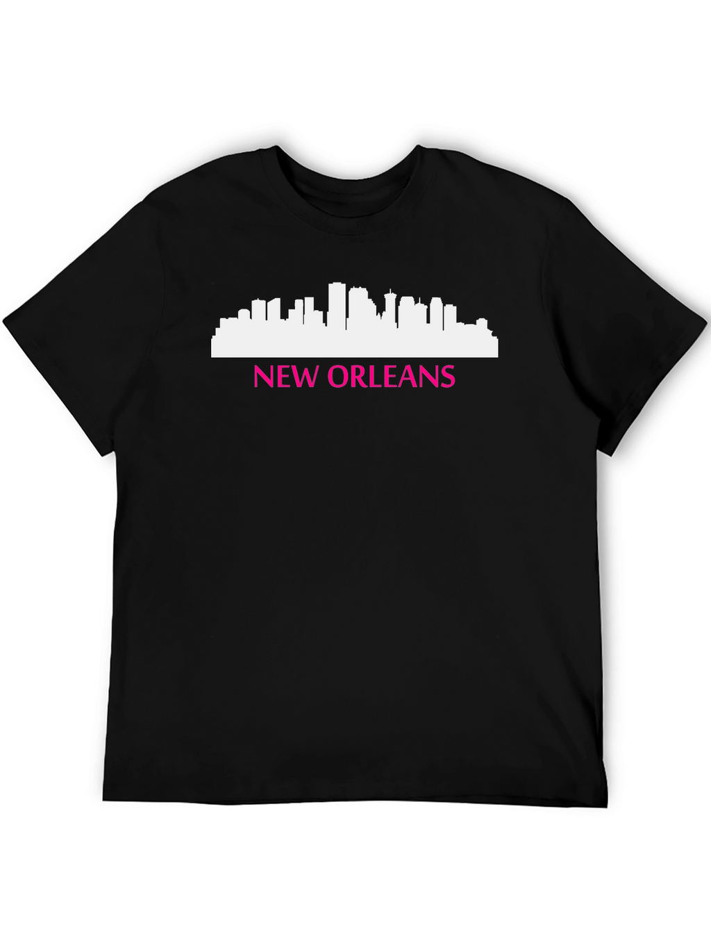 New Orleans Skyline Graphic Tee - Black T-Shirt