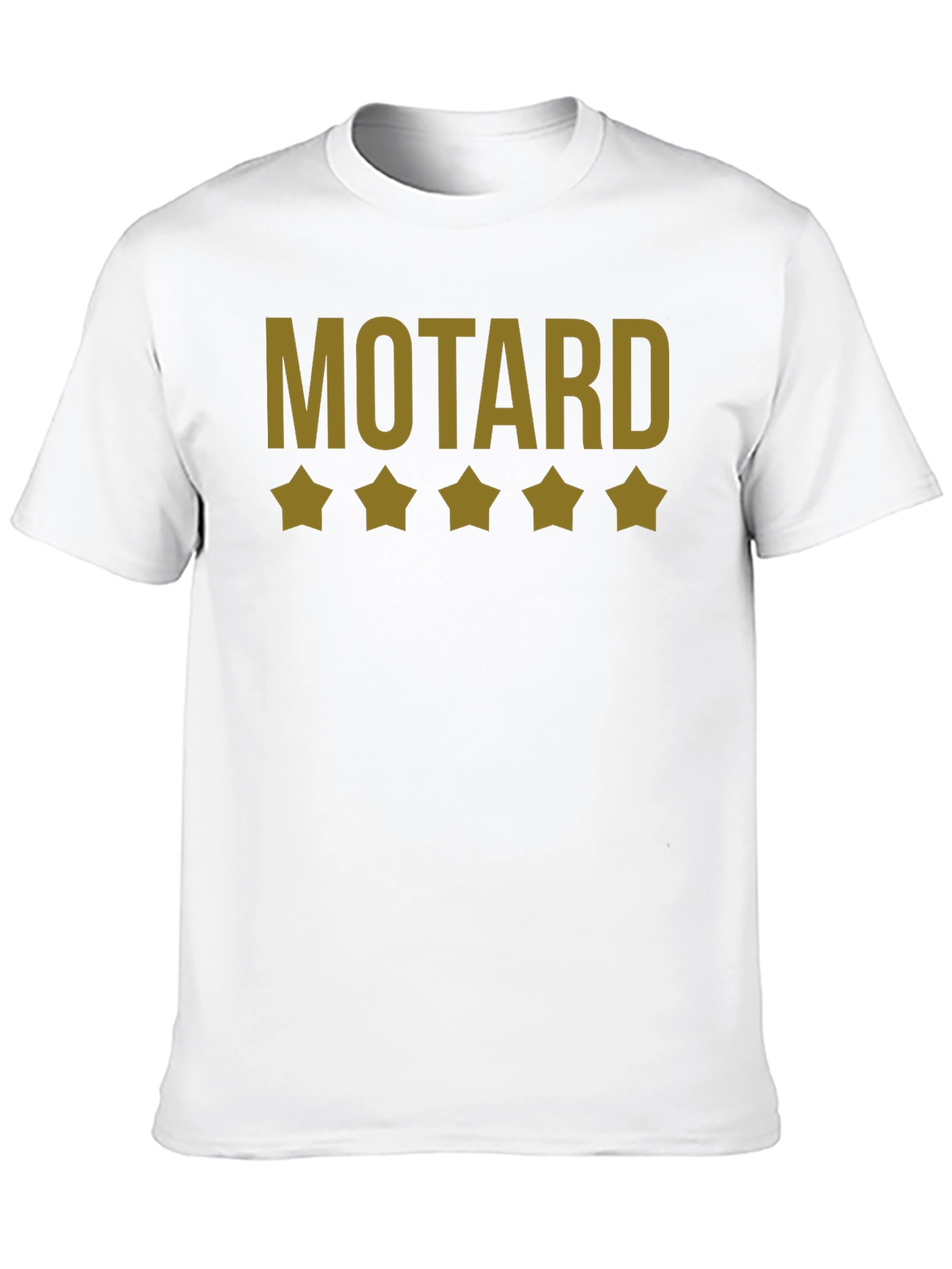 MOTARD Five Stars Tee - Premium Black Cotton