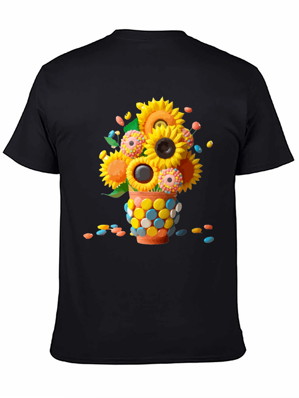 Sunflower Candy Vase Graphic Tee