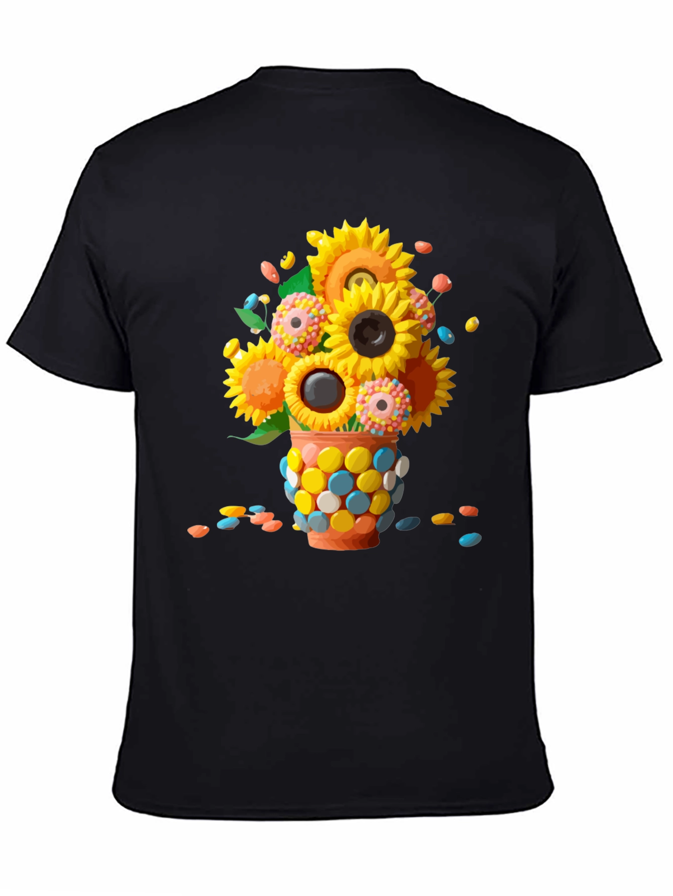 Sunflower Candy Vase Graphic Tee