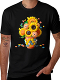 Sunflower Candy Vase Graphic Tee