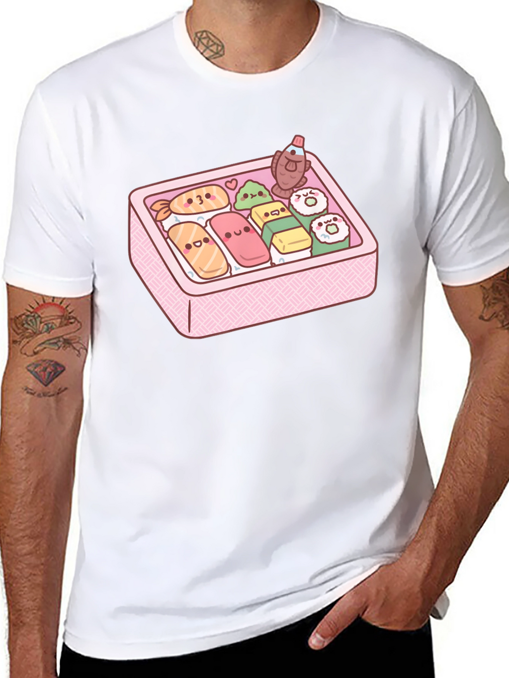 Sushi Bento Box Graphic T-Shirt