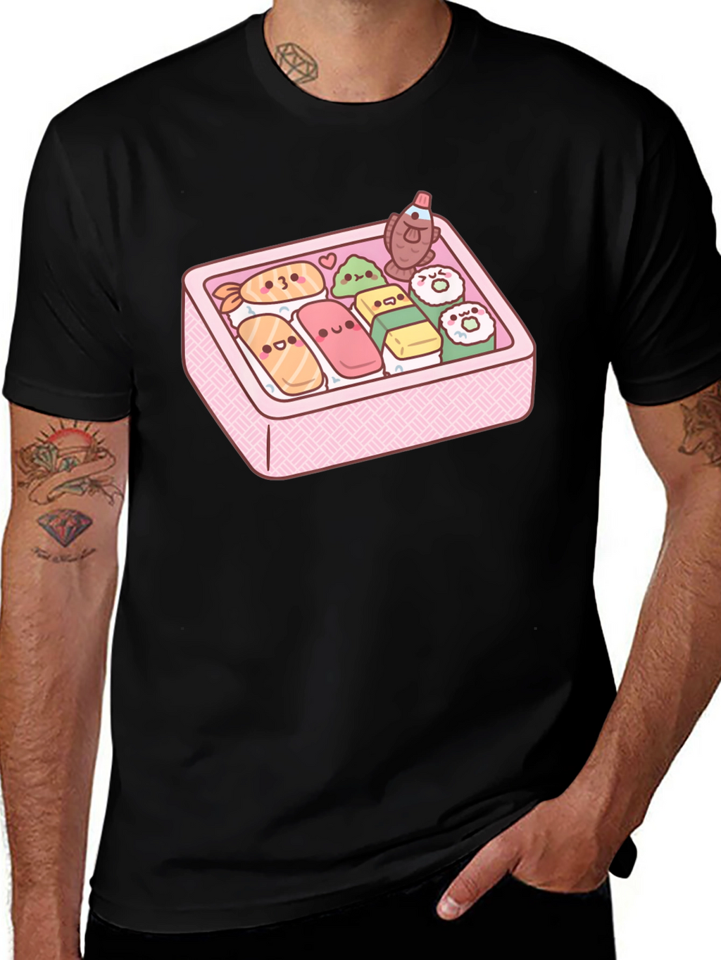 Sushi Bento Box Graphic T-Shirt