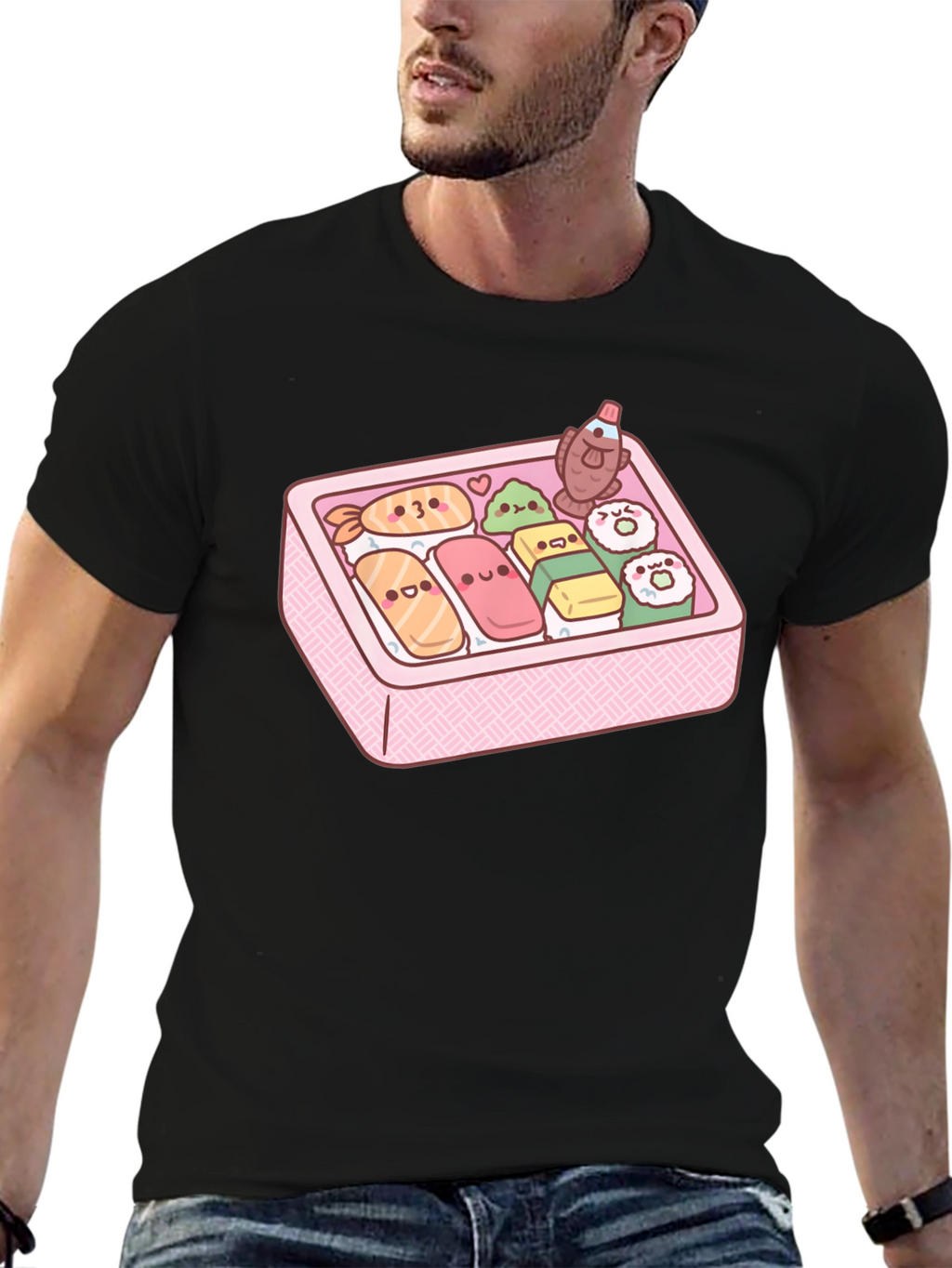 Sushi Bento Box Graphic T-Shirt
