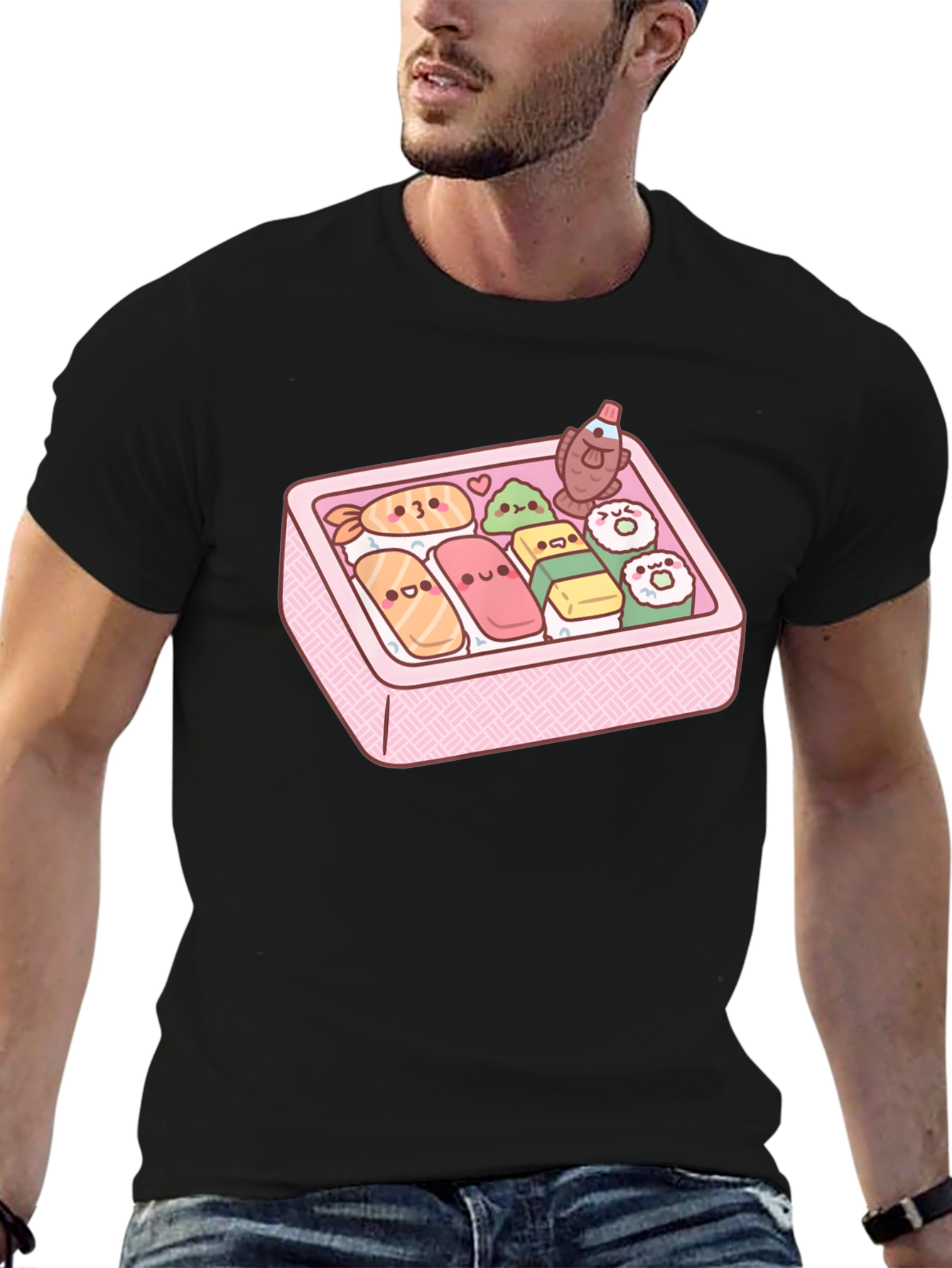 Sushi Bento Box Graphic T-Shirt