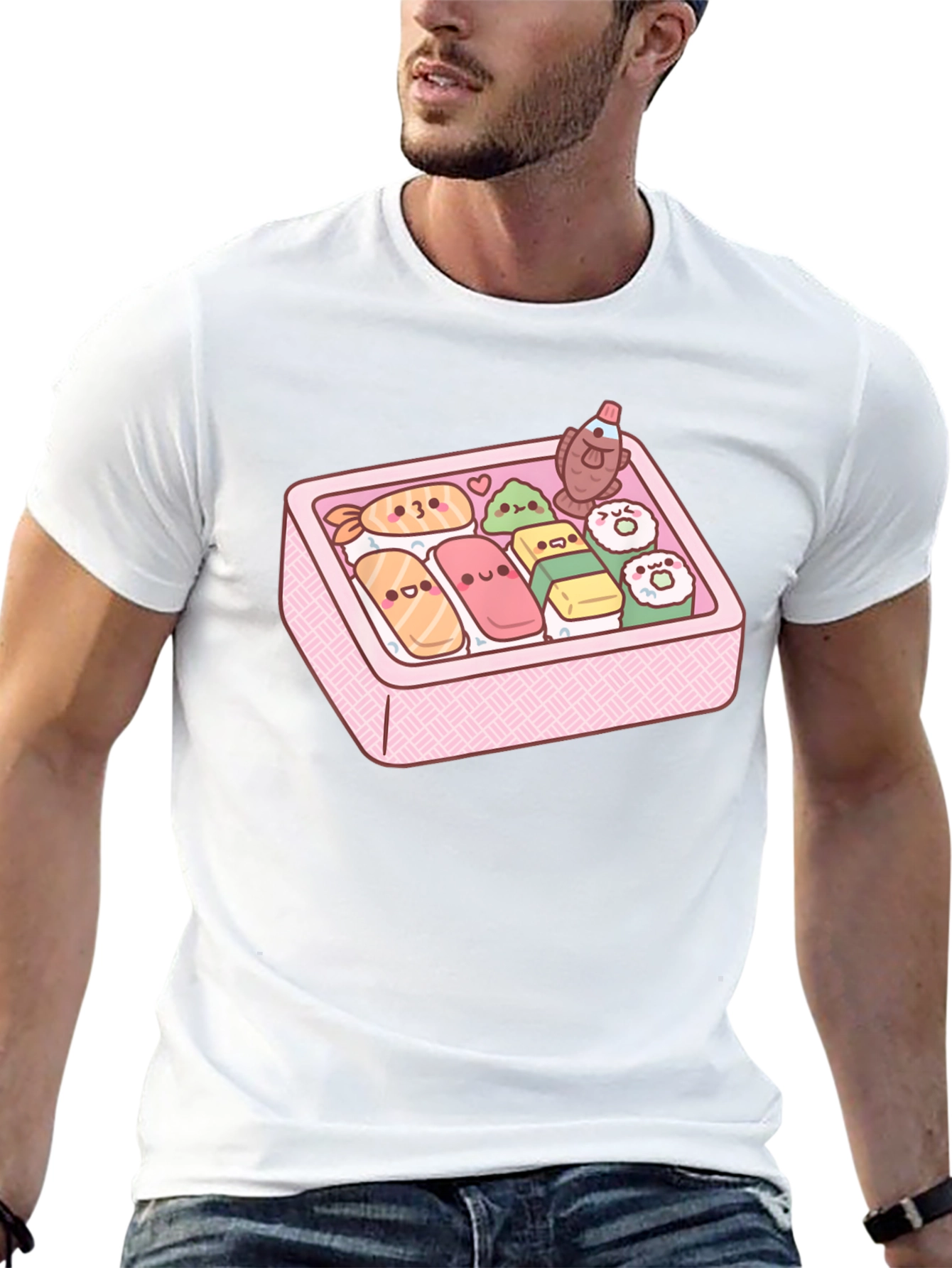 Sushi Bento Box Graphic T-Shirt