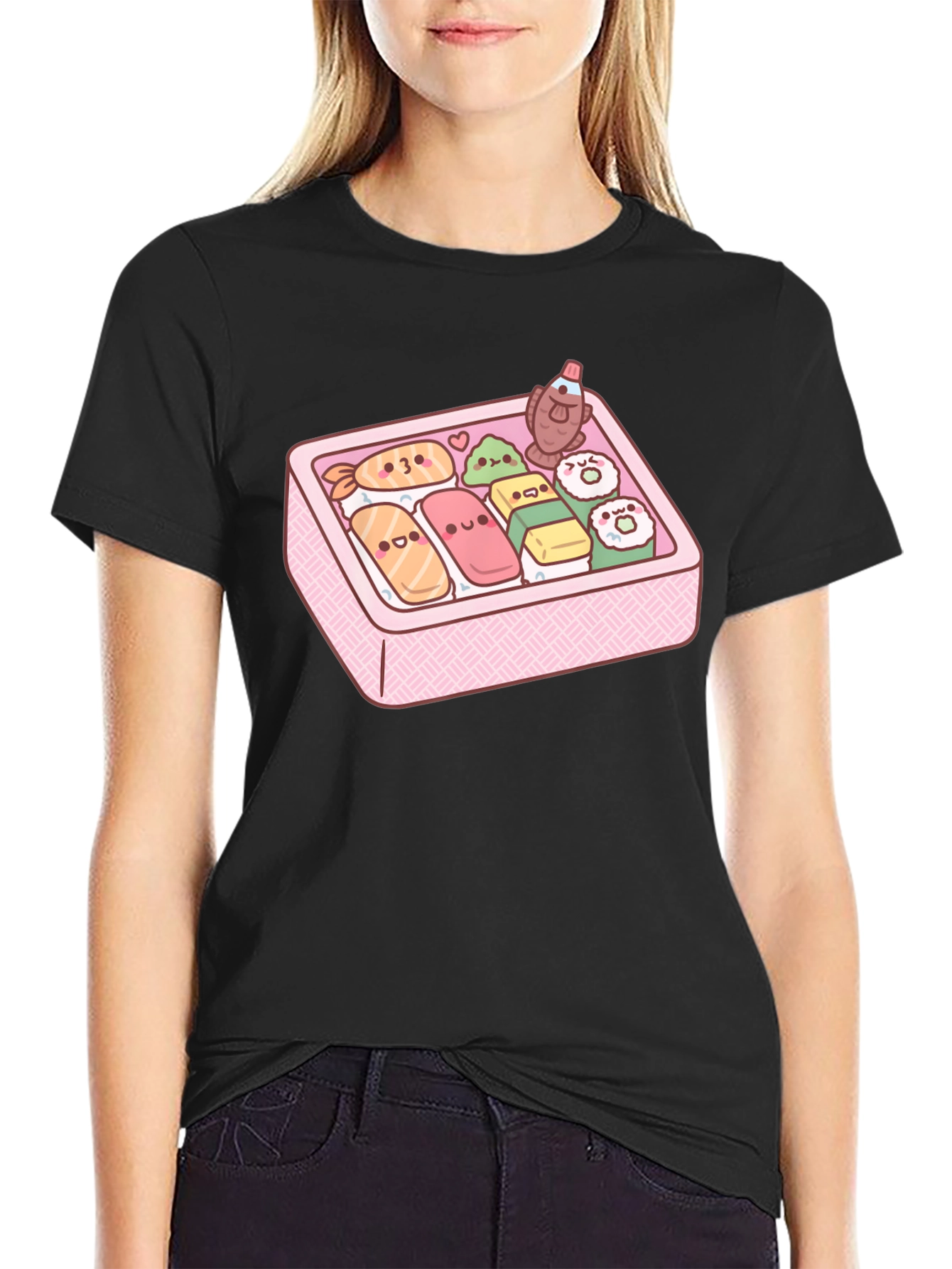 Sushi Bento Box Graphic T-Shirt