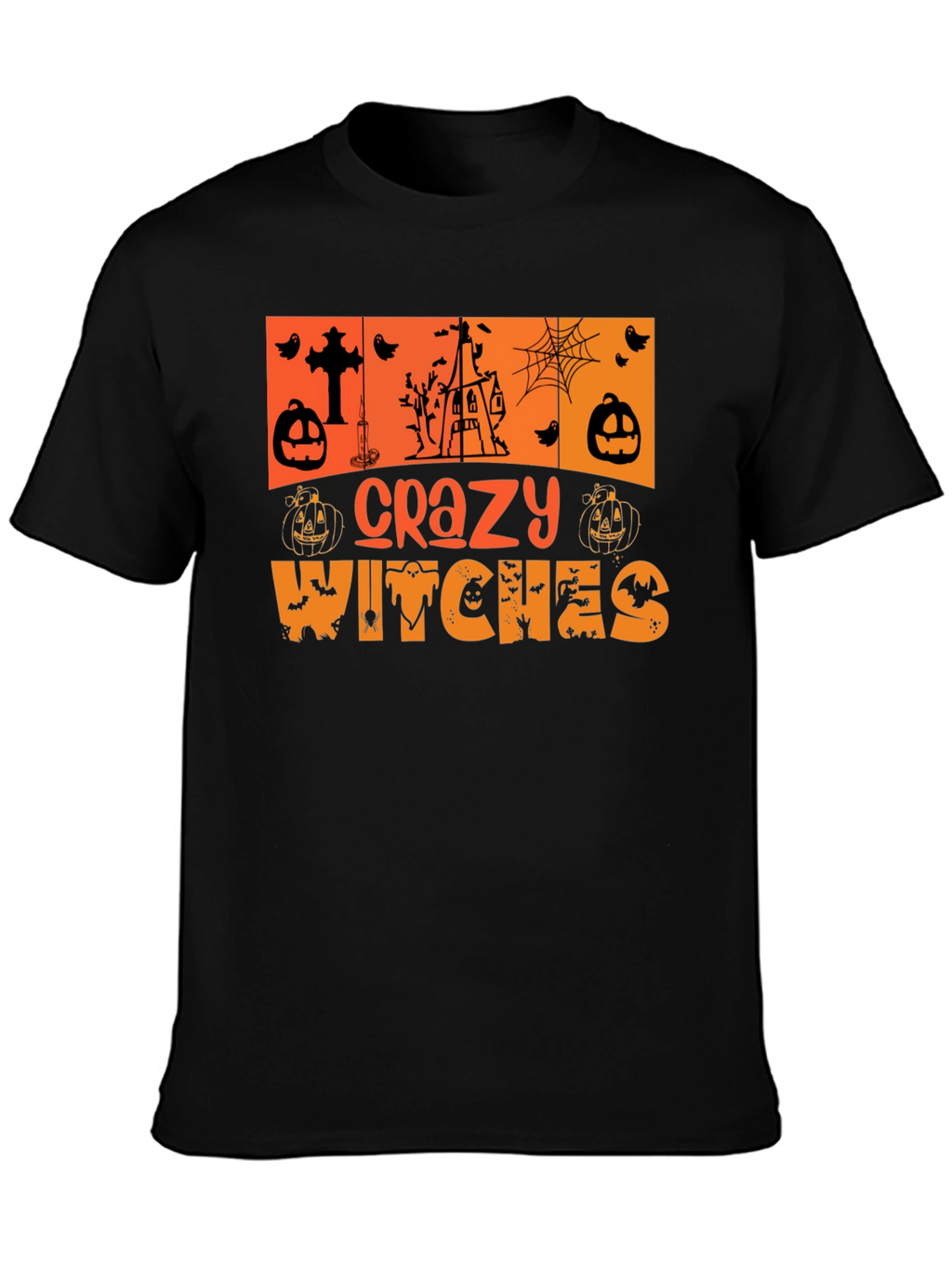 Crazy Witches Halloween T-Shirt