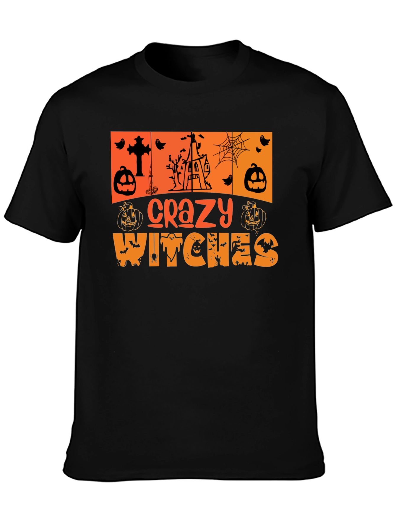 Crazy Witches Halloween T-Shirt