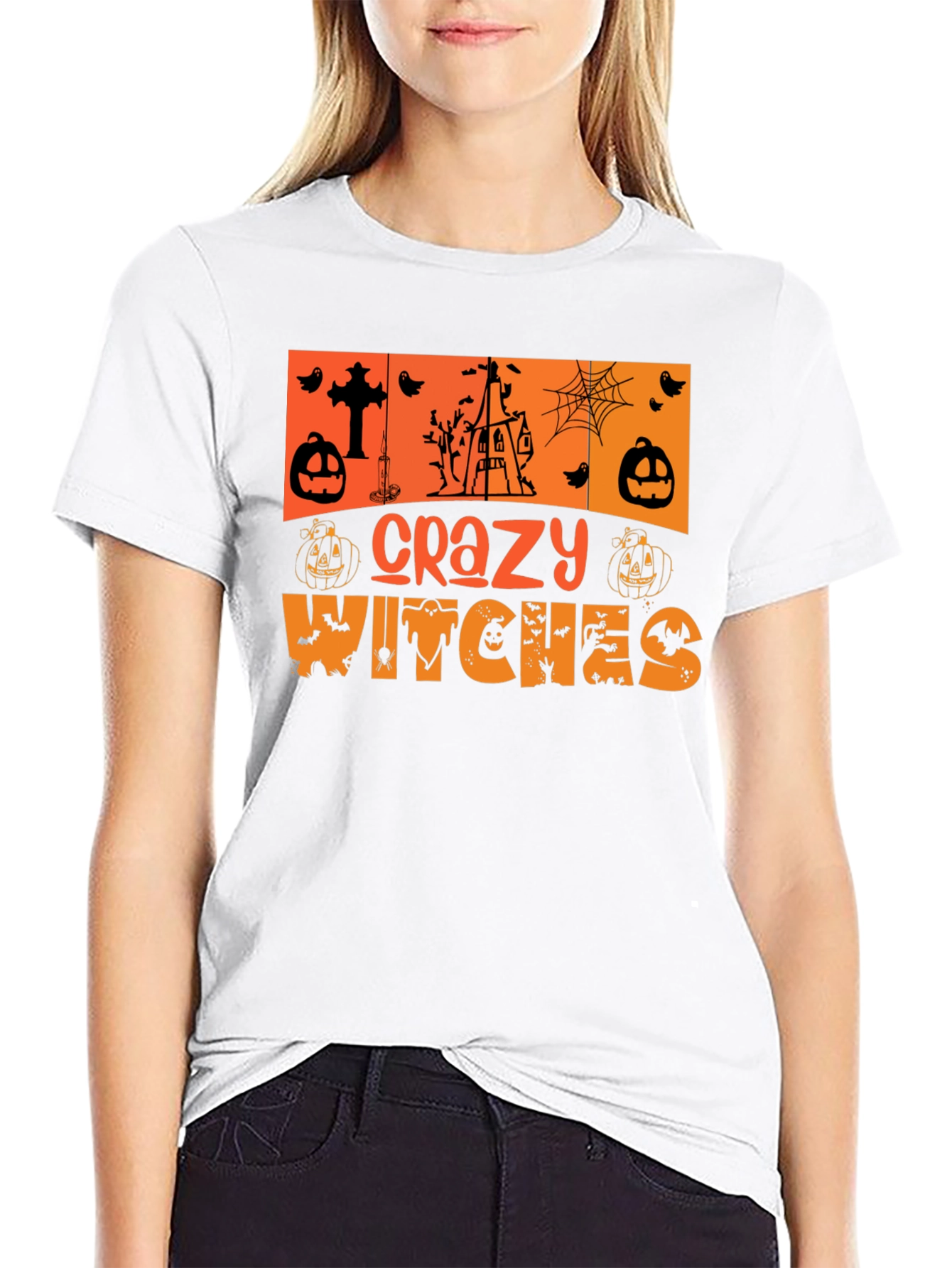 Crazy Witches Halloween T-Shirt