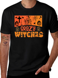 Crazy Witches Halloween T-Shirt