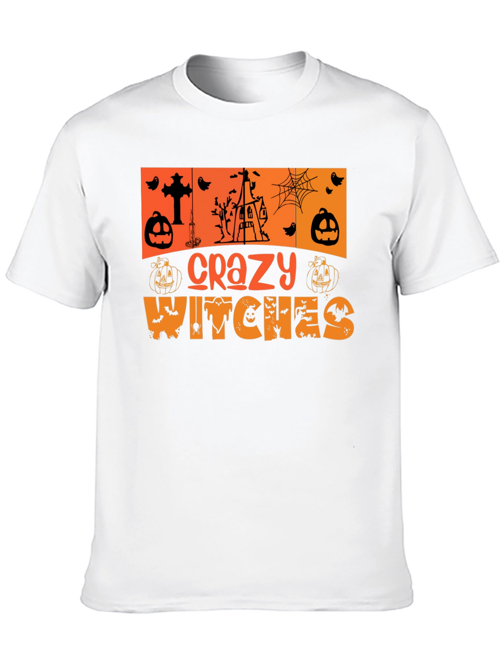 Crazy Witches Halloween T-Shirt