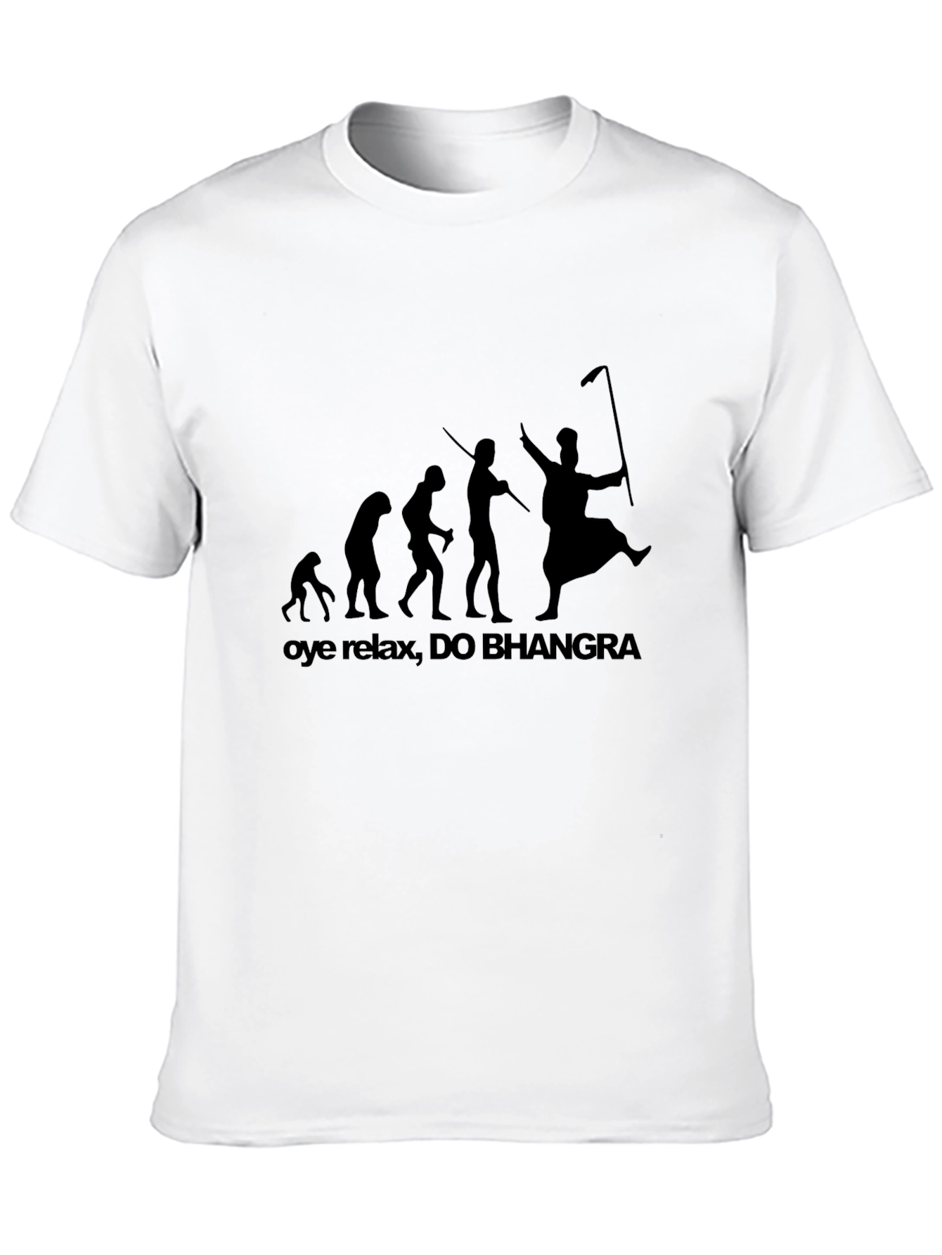 Evolution of Bhangra T-Shirt - Black