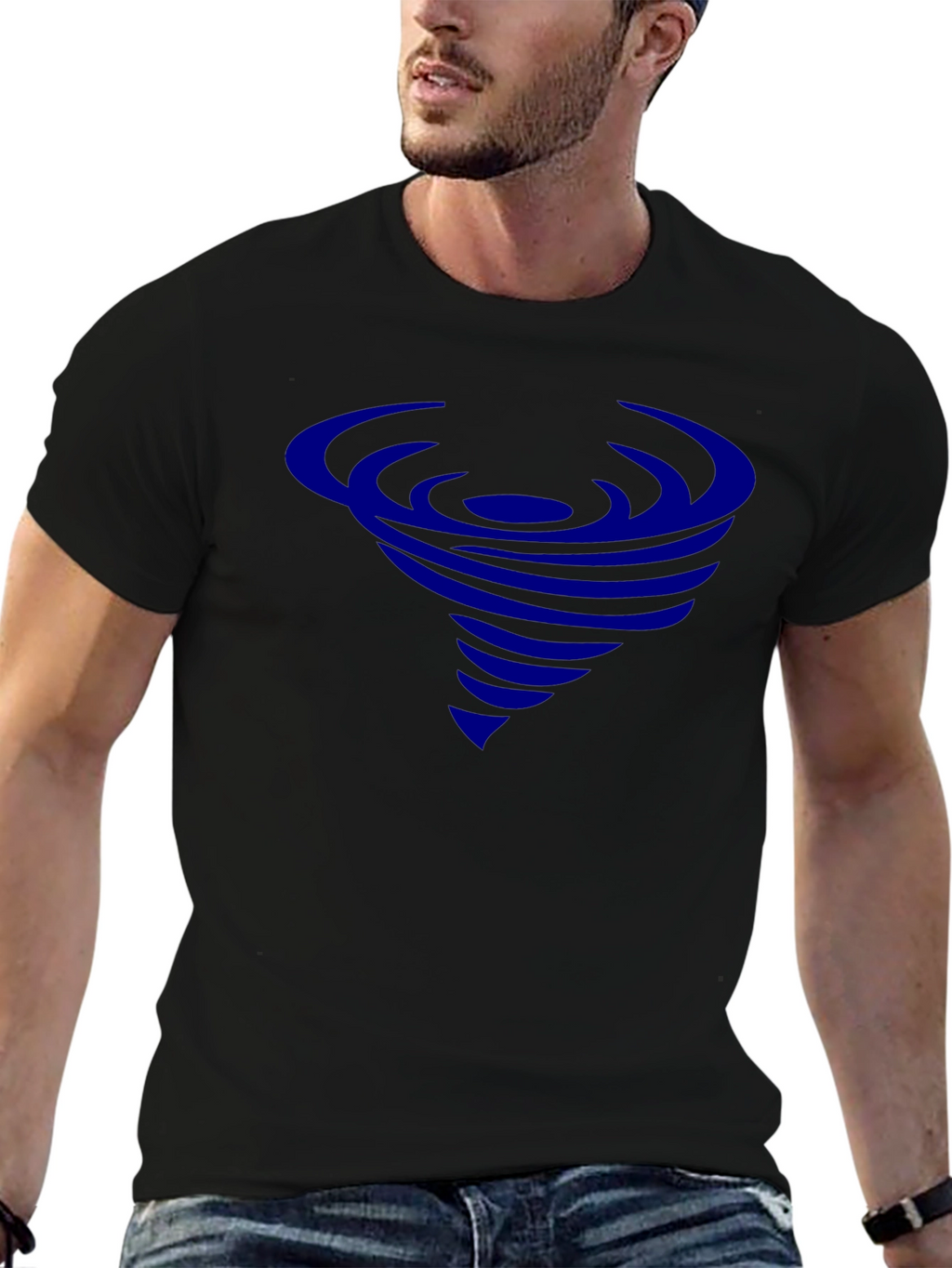 Tornado Graphic Black T-Shirt