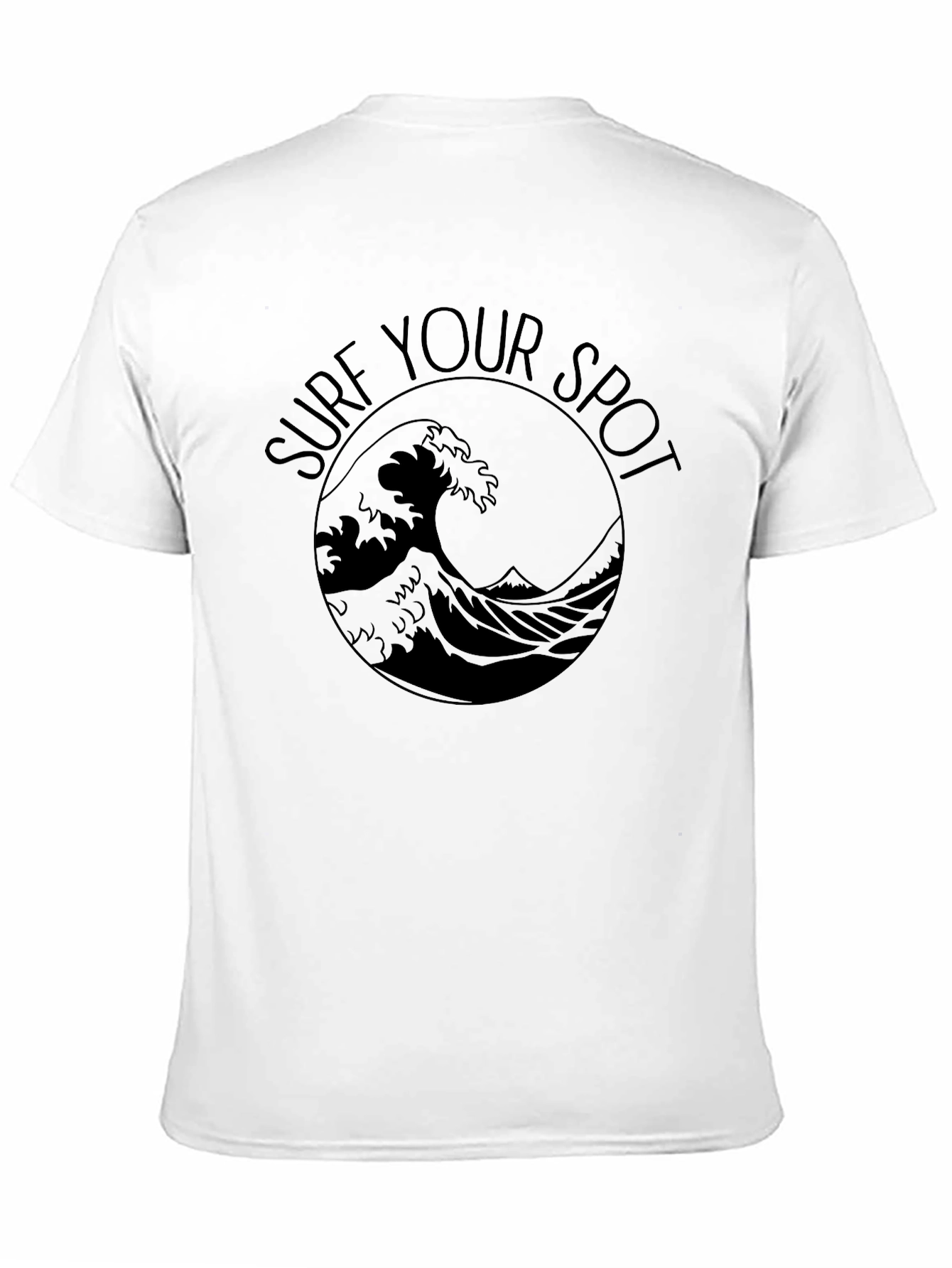 Surf Your Spot Graphic Tee - Black